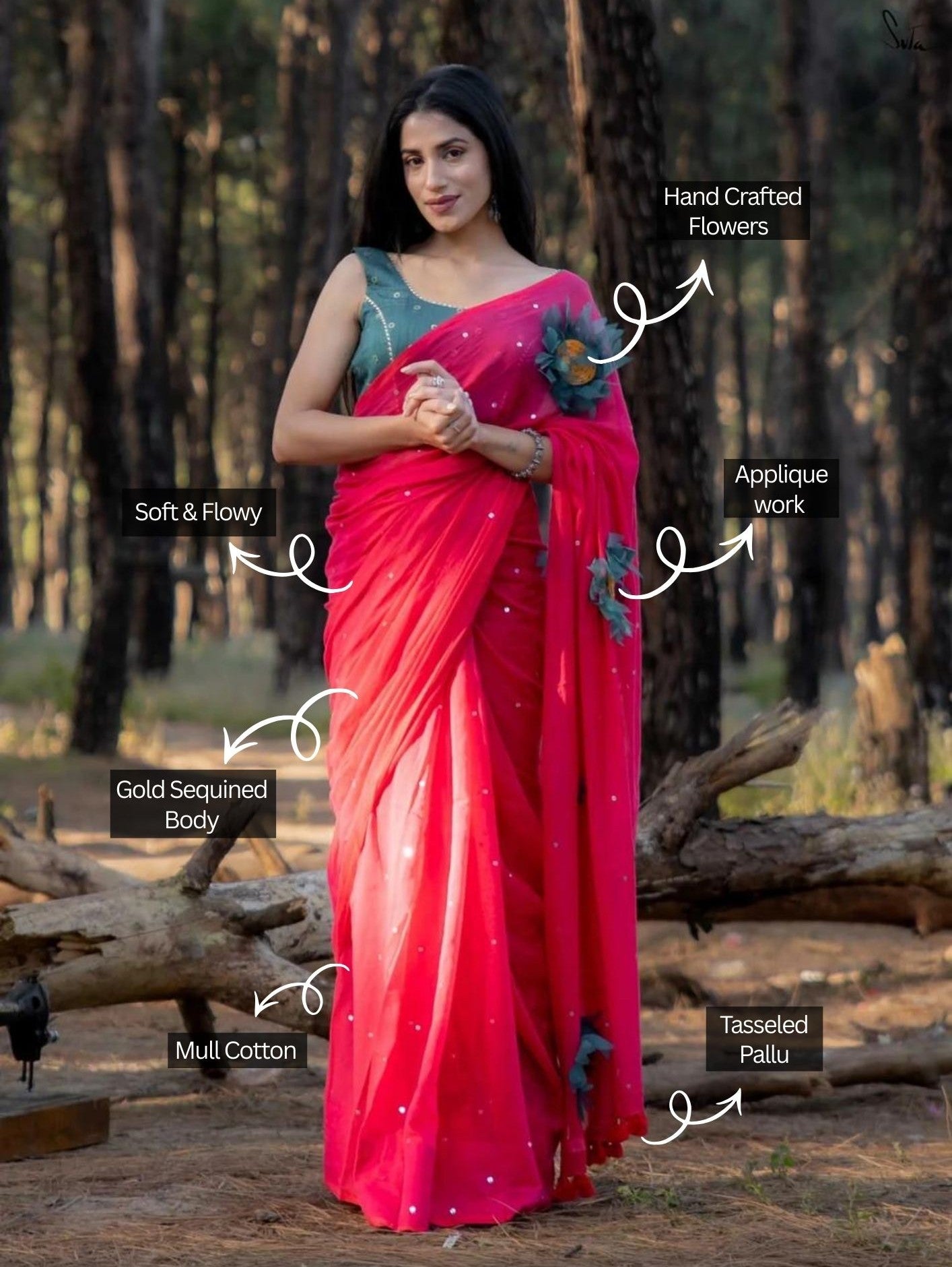 Dipped In Fuchia Sunflower