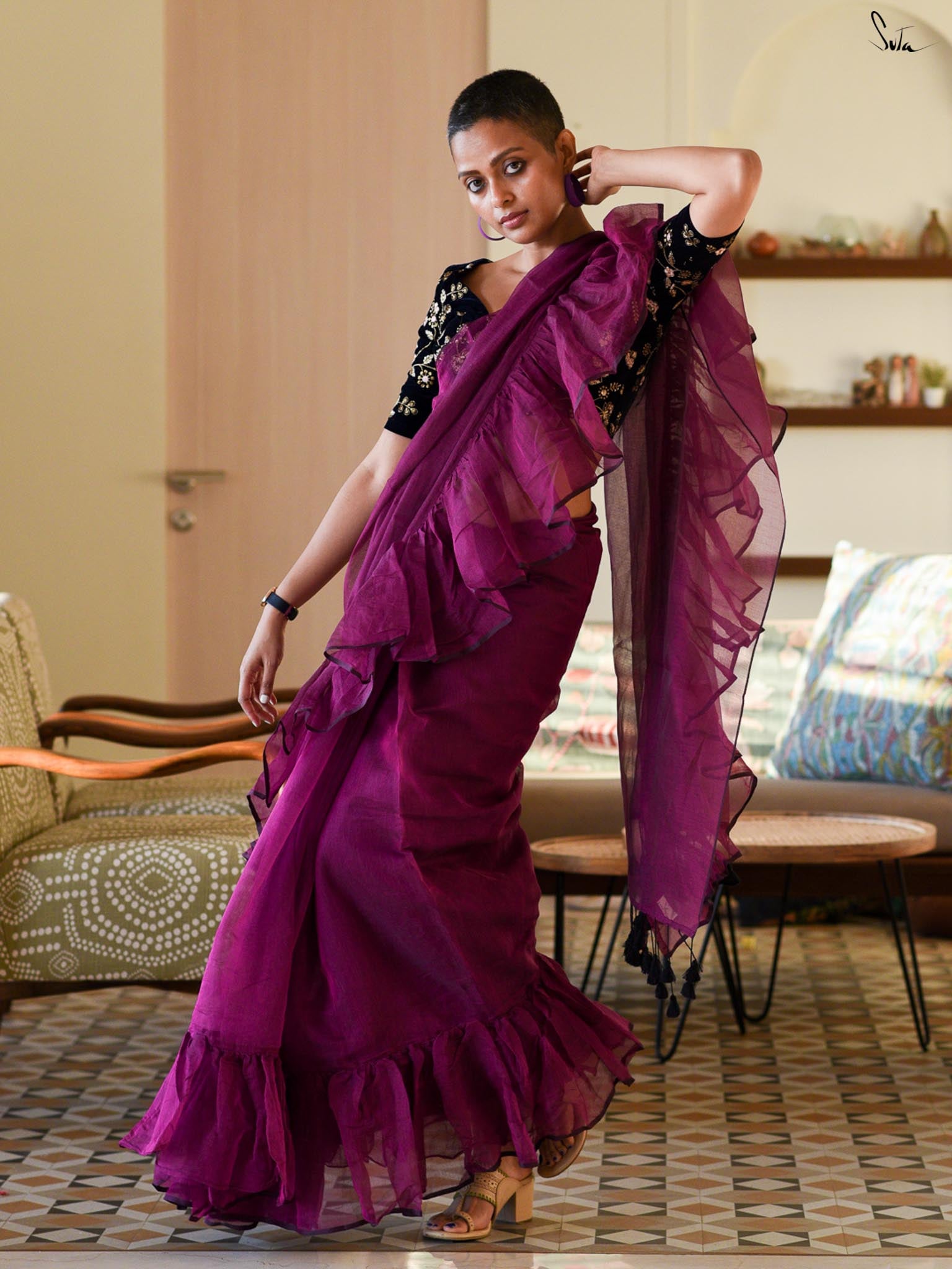 Play Around Ruffles Saree