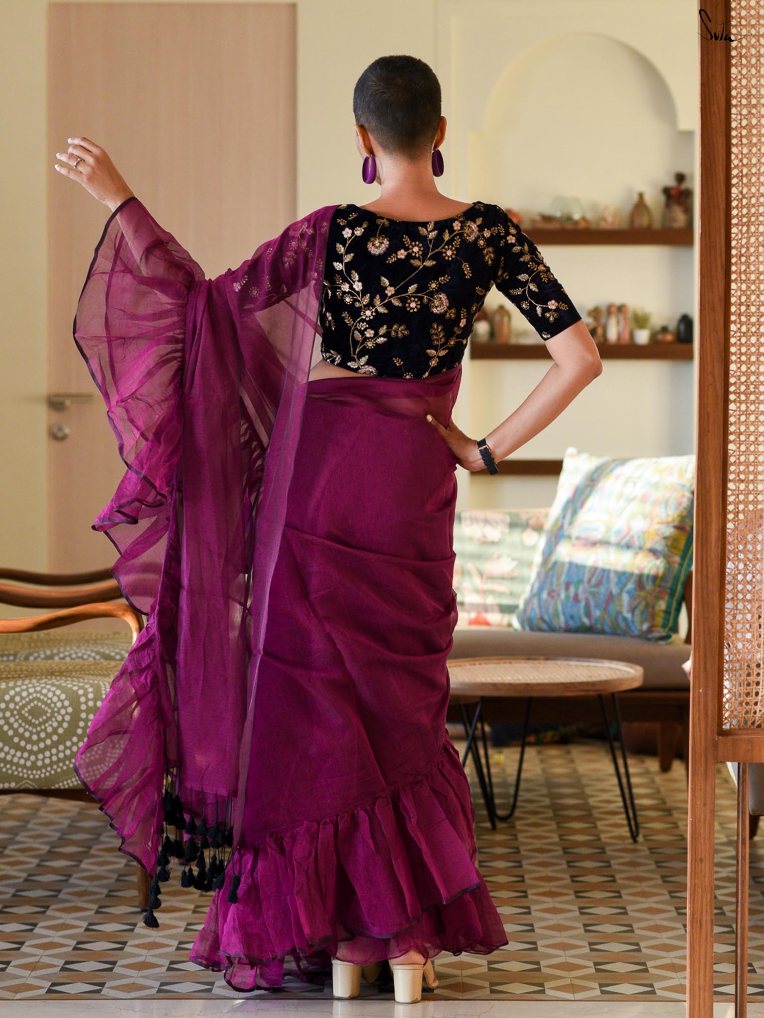 Play Around Ruffles Saree