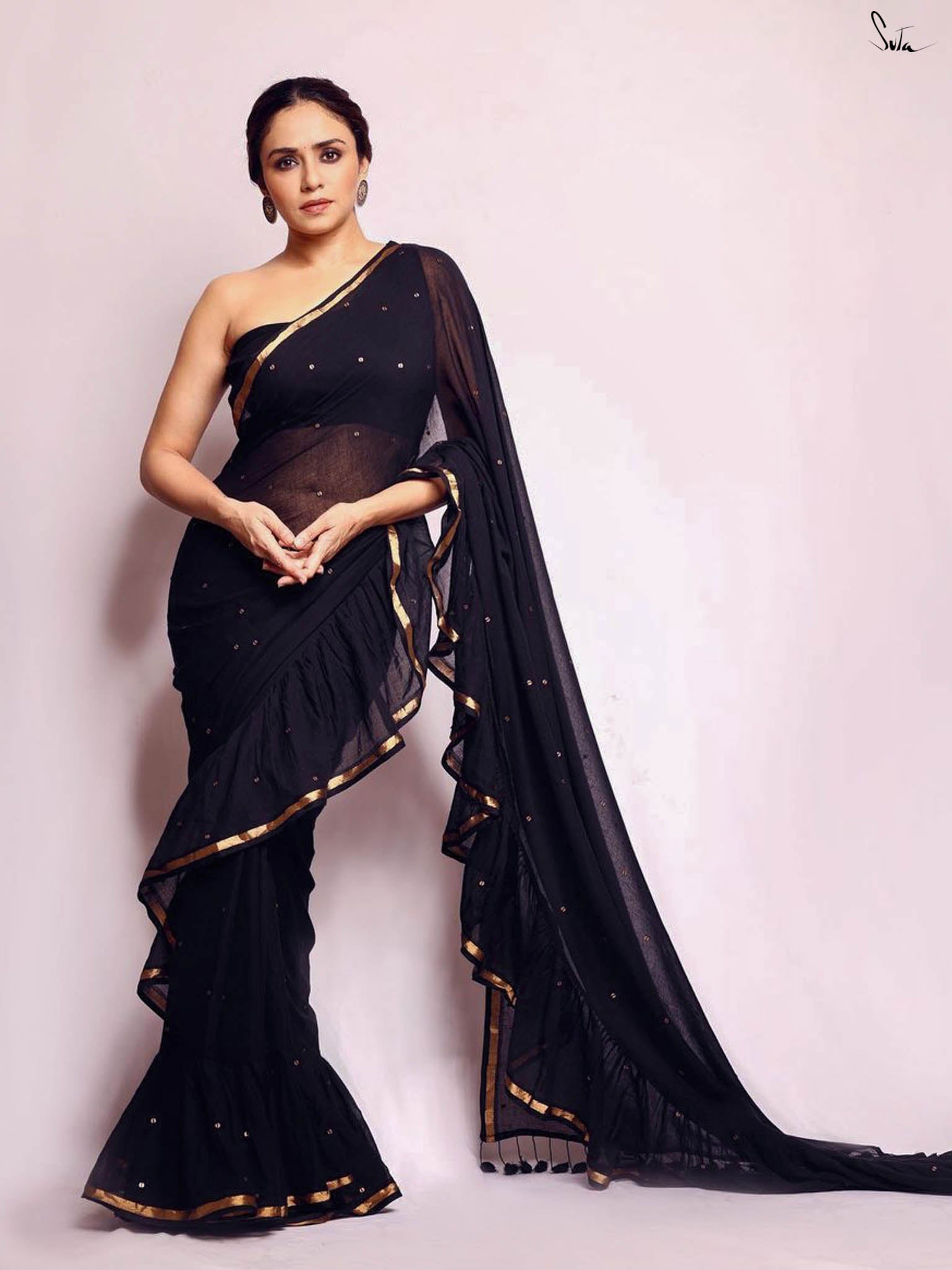 Gilted Black Swirls