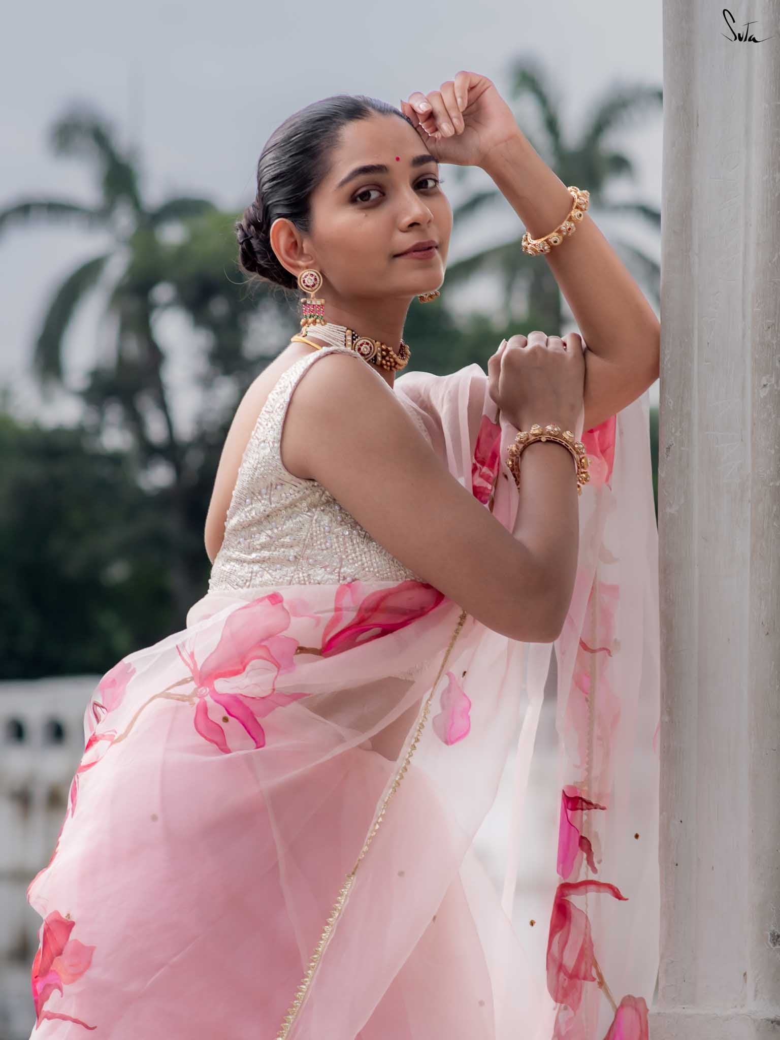 Blushing Magnolia Blooms