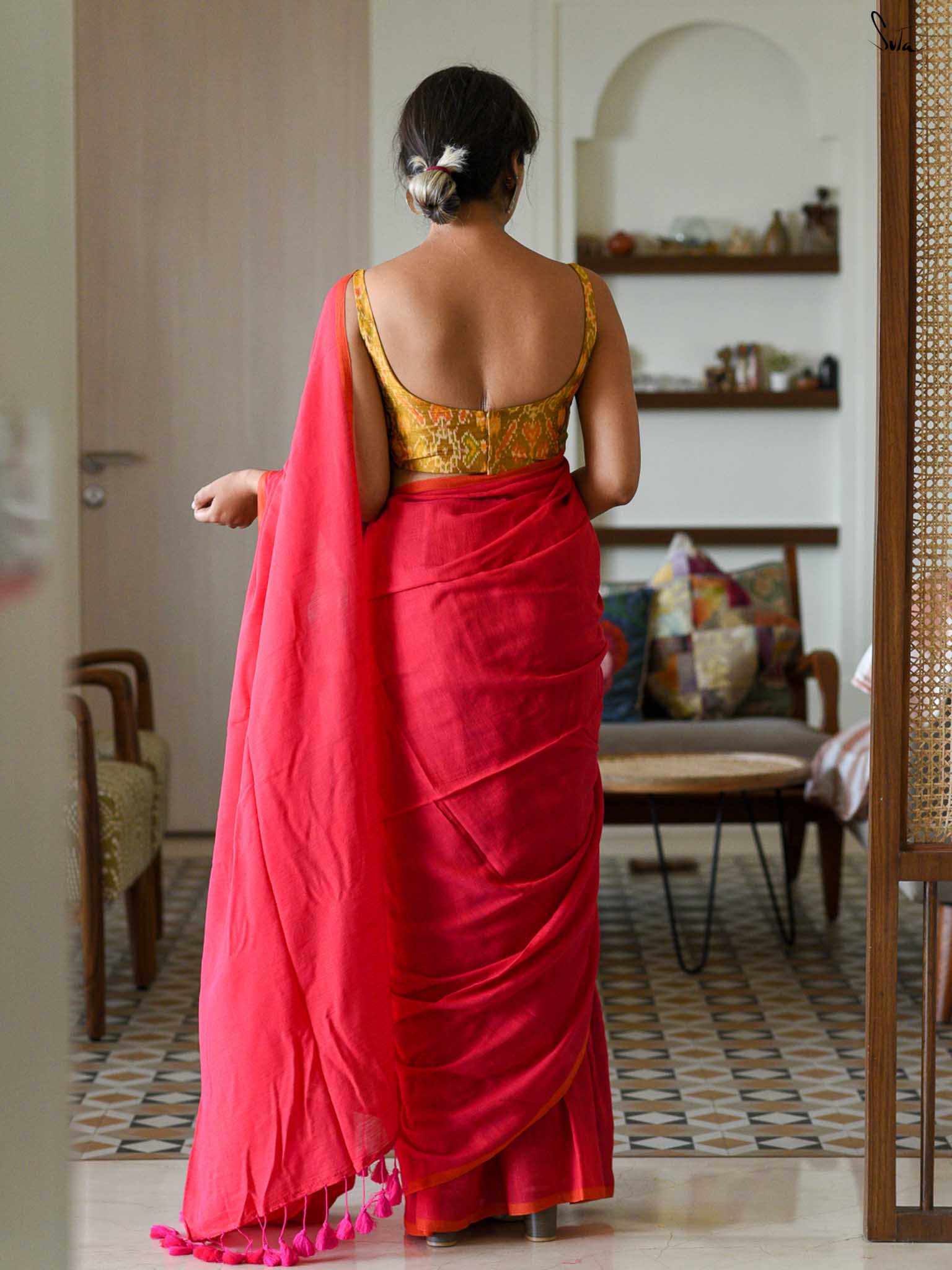 The Heart Of Red Saree