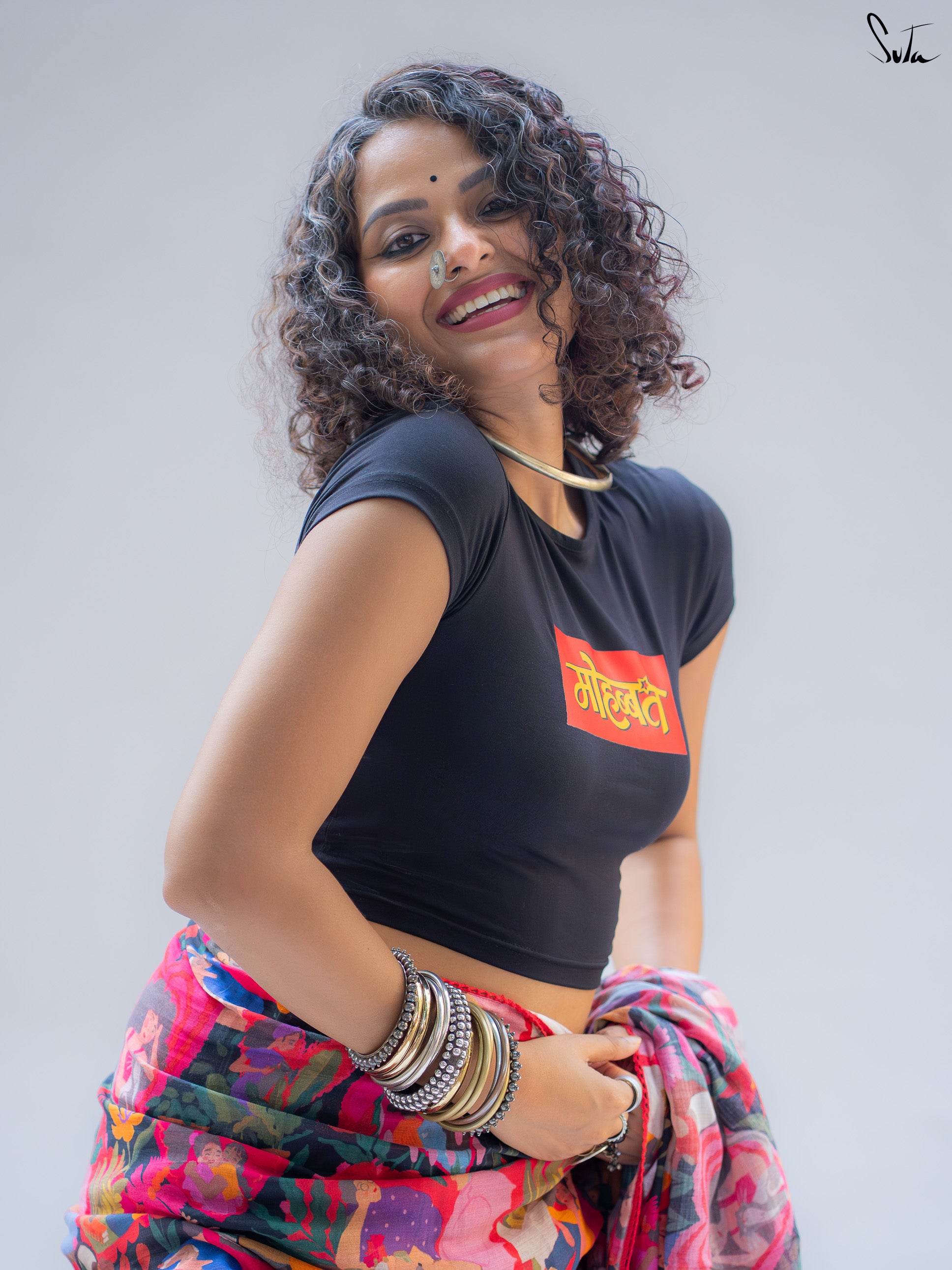 Pride Mohabbat (T-Shirt Blouse)