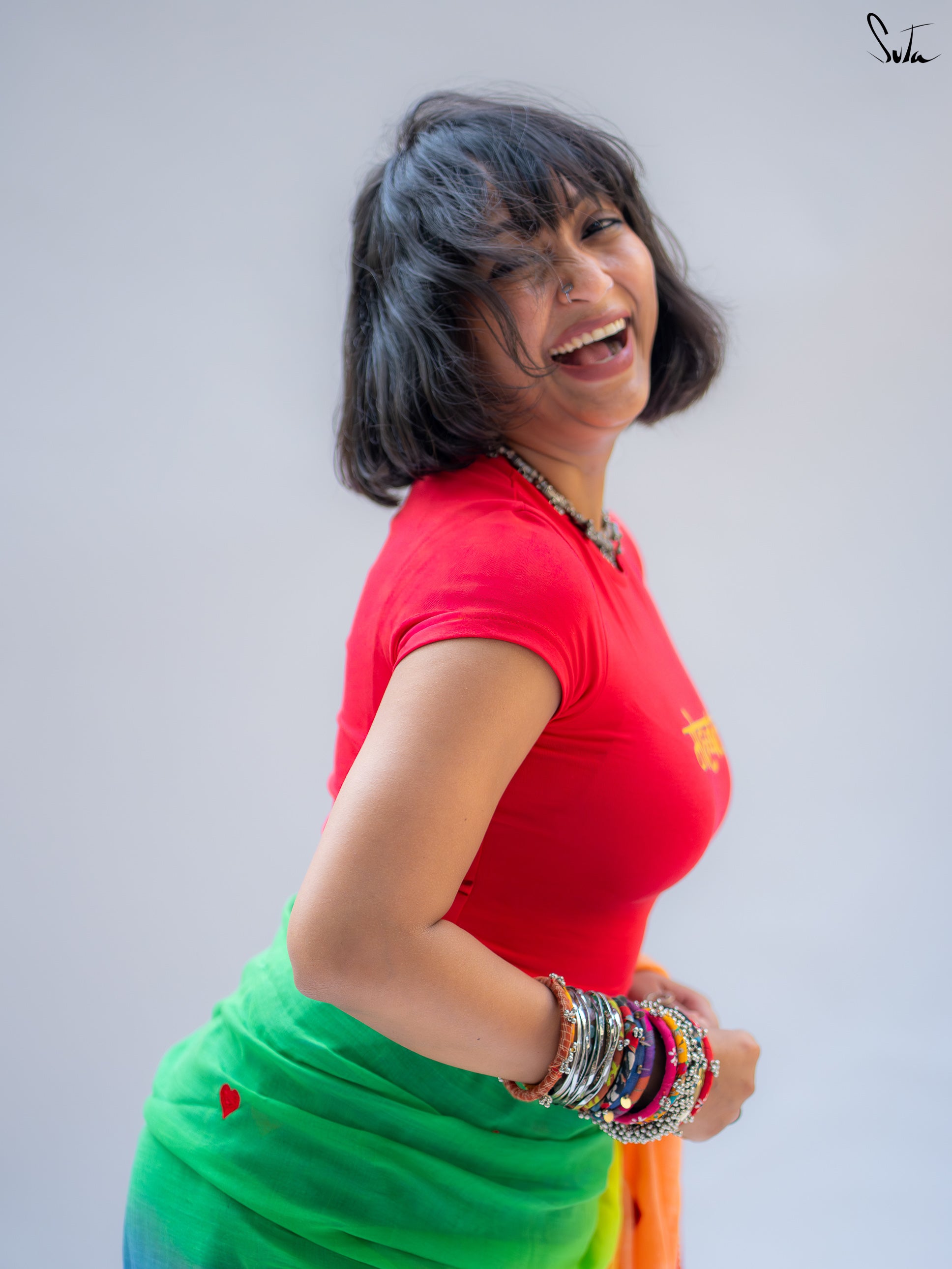 Laal Mohabbat (T-Shirt Blouse)
