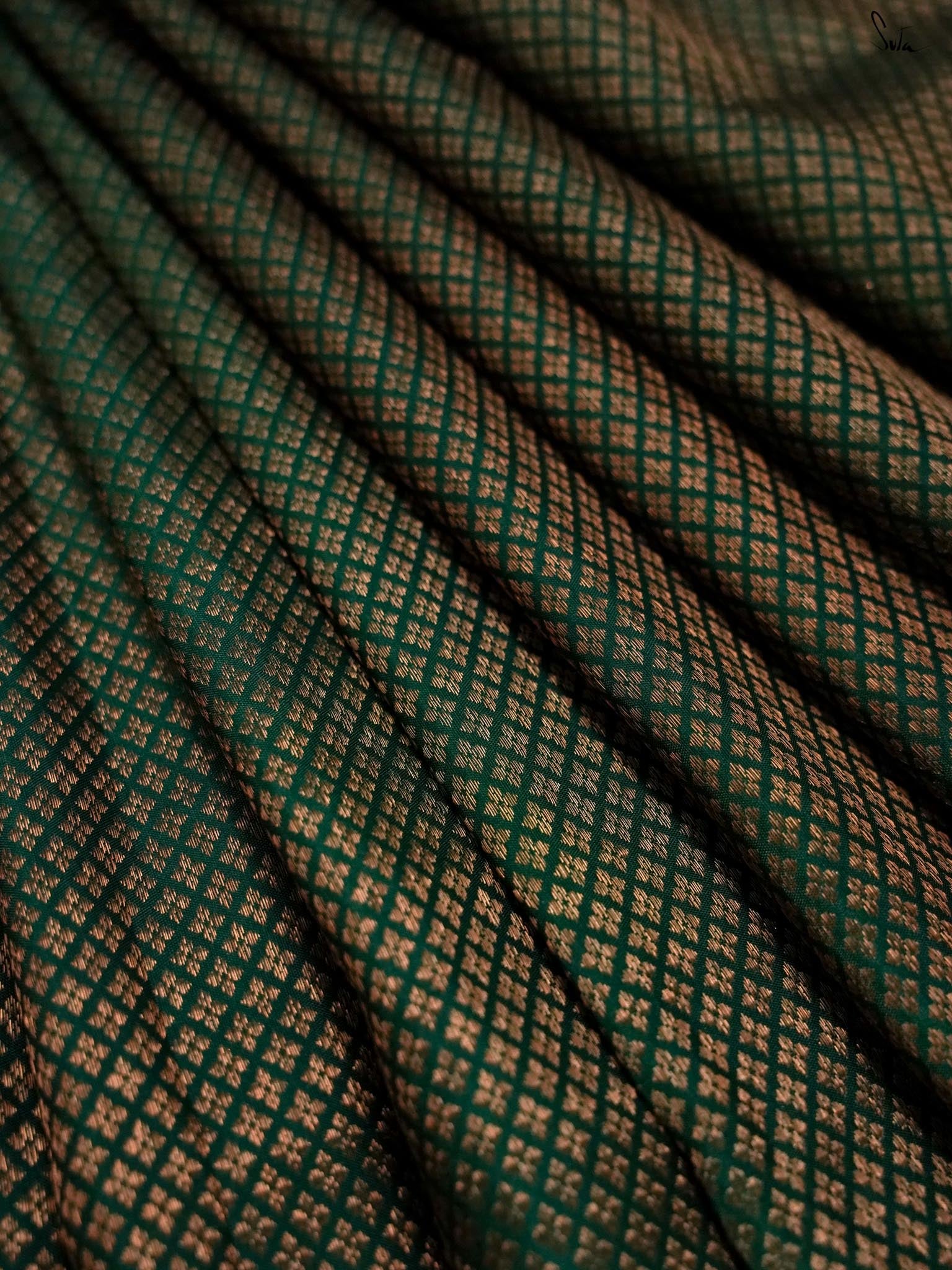 Vaanika Green Kanjivaram Saree