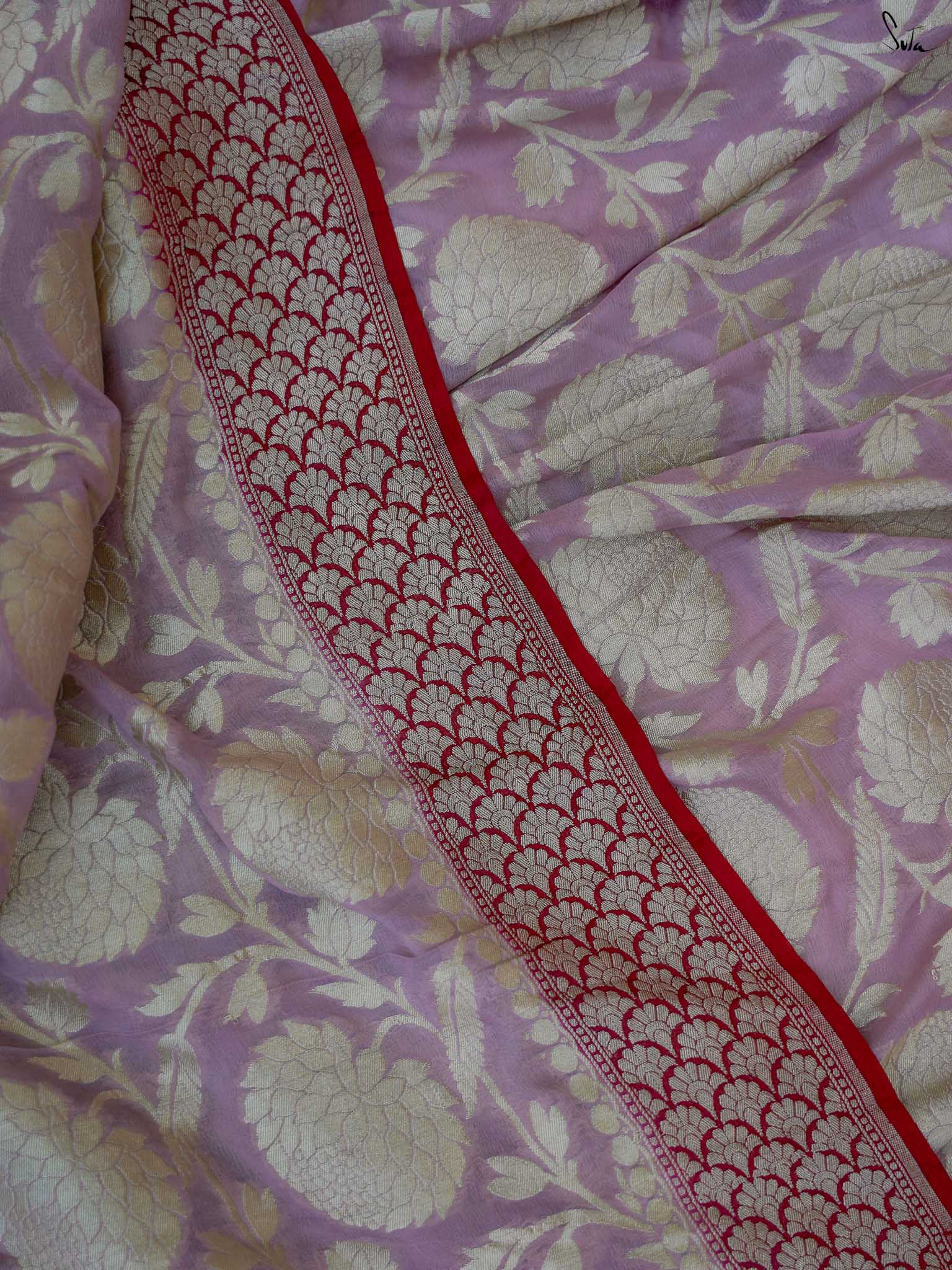 Fearless Falguni Beige Banarasi Saree