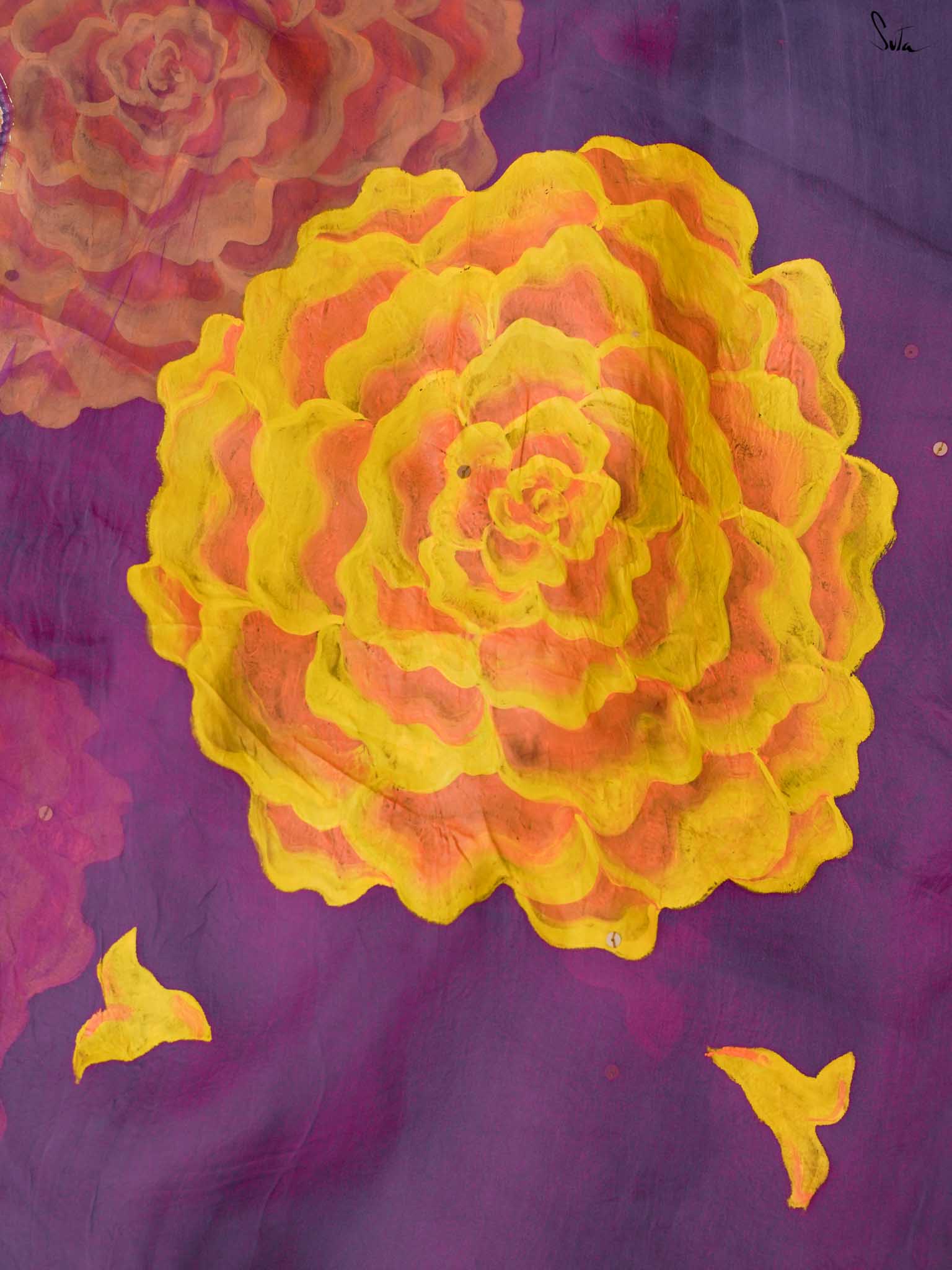 Velvet Marigold Blooms