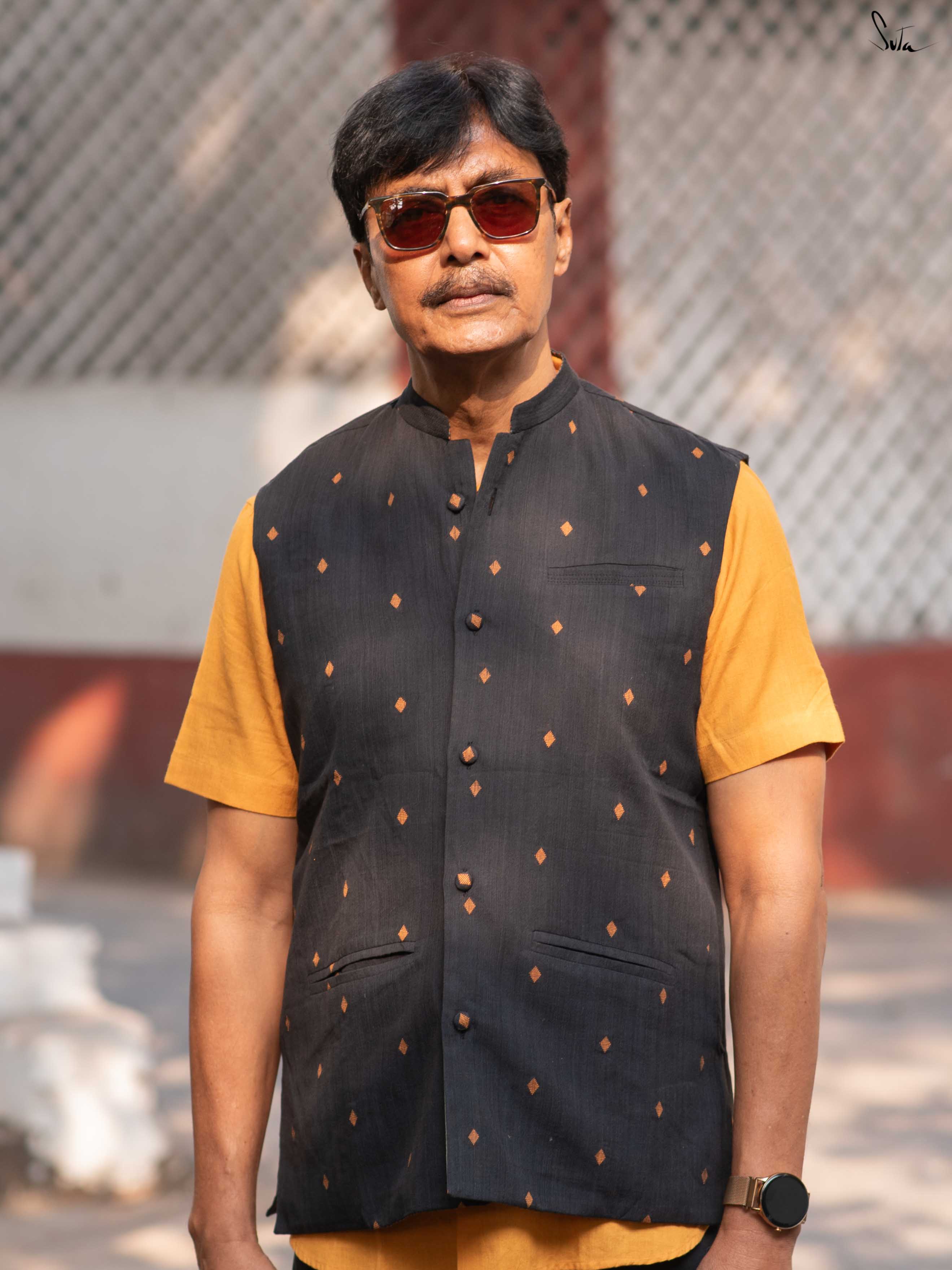 Do Scene (Reversible Nehru Jacket)