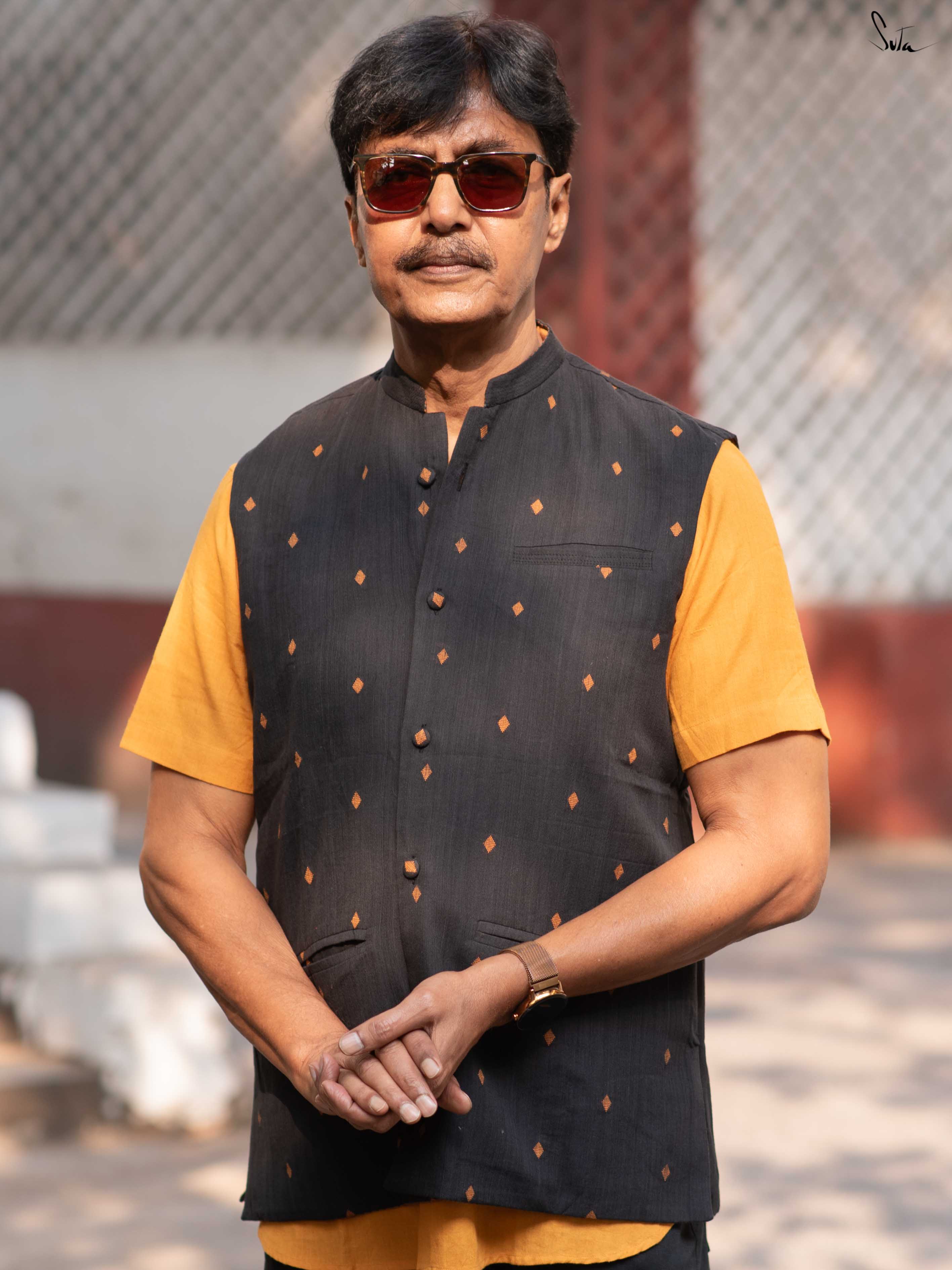 Do Scene (Reversible Nehru Jacket)