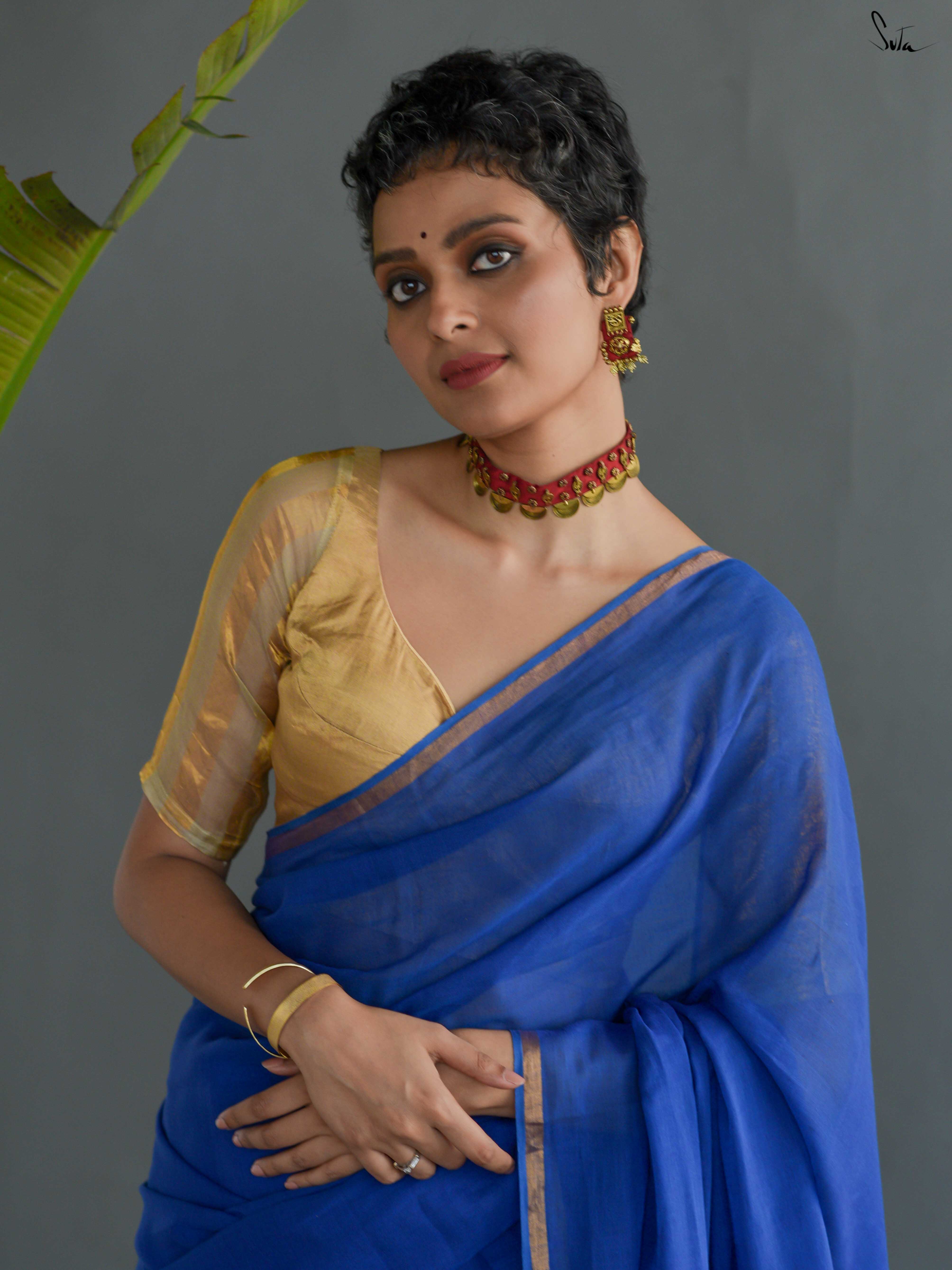 Gold On Blue