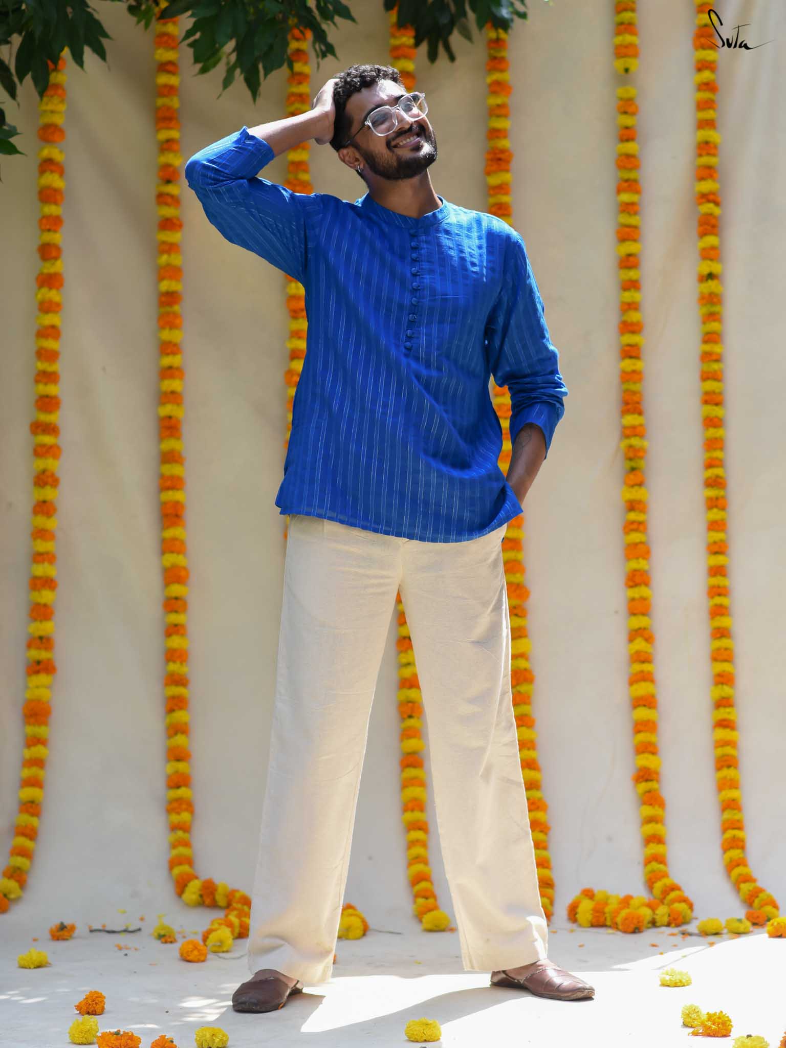 Kyun Itna Blue (Short Kurta)