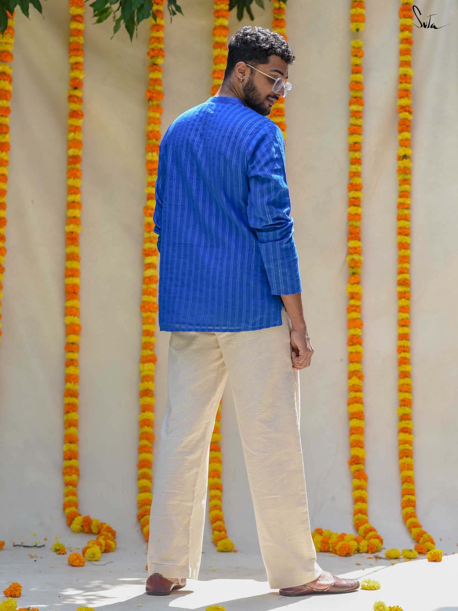 Kyun Itna Blue (Short Kurta)