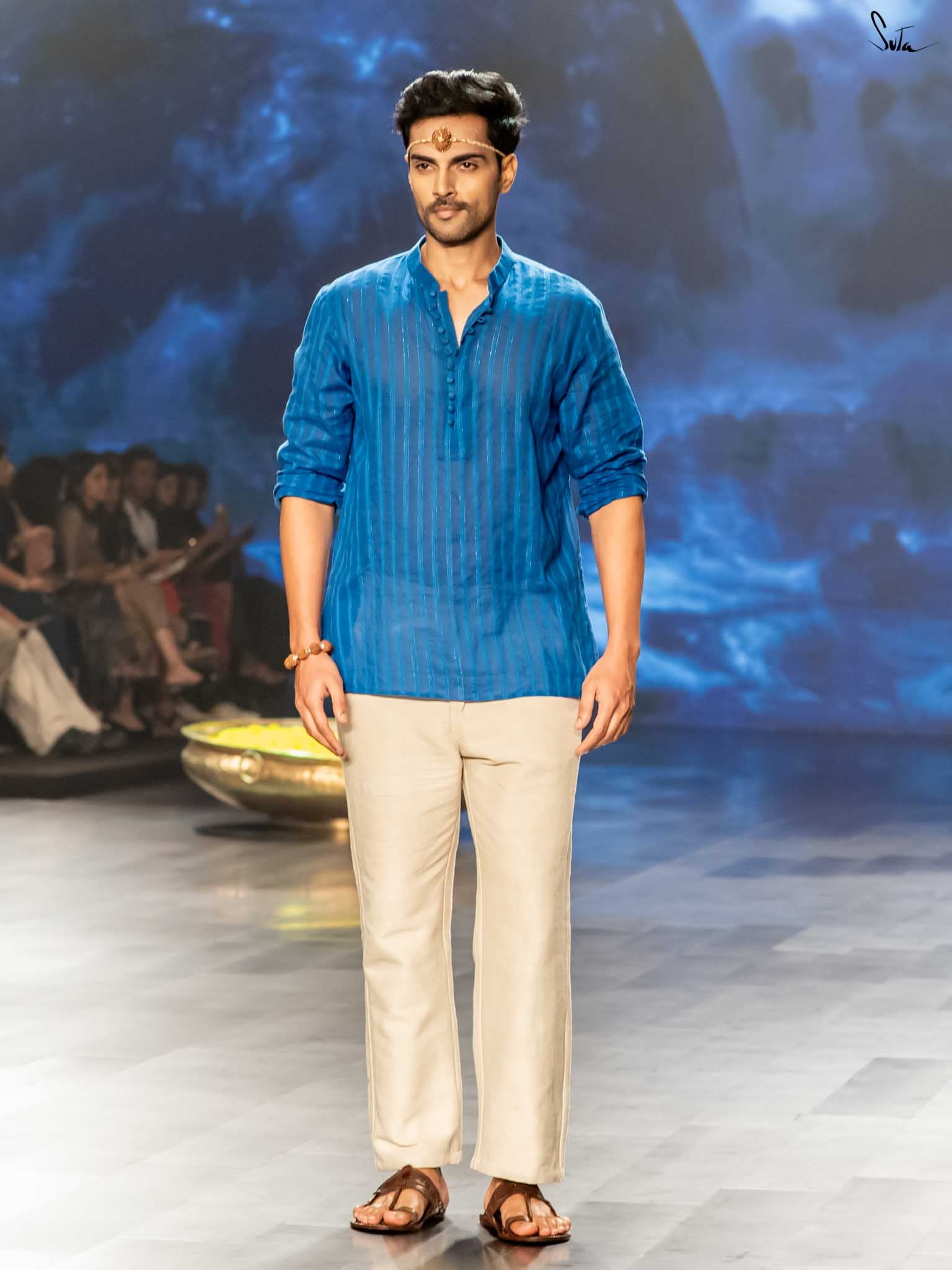 Kyun Itna Blue (Short Kurta)