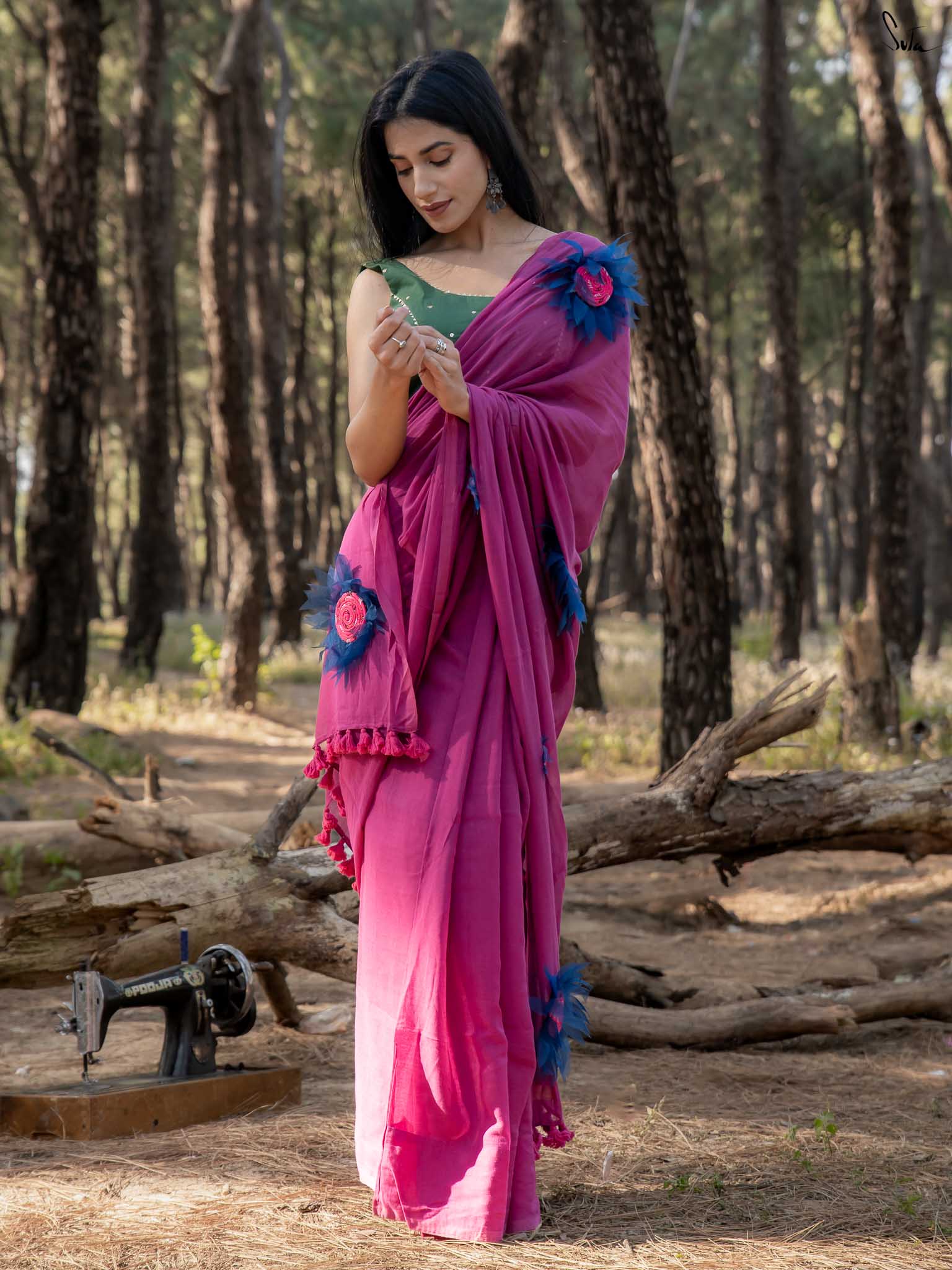 Dipped In Pink Sunflower