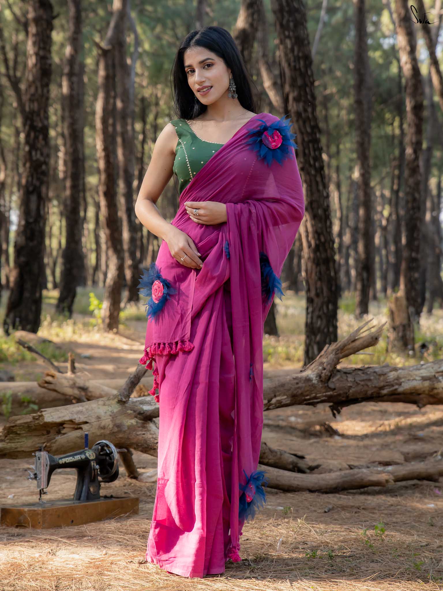 Dipped In Pink Sunflower