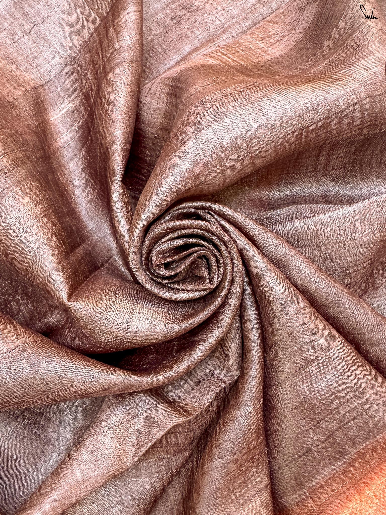 Fusion Rang (Pure Tussar Hand Painted Saree)