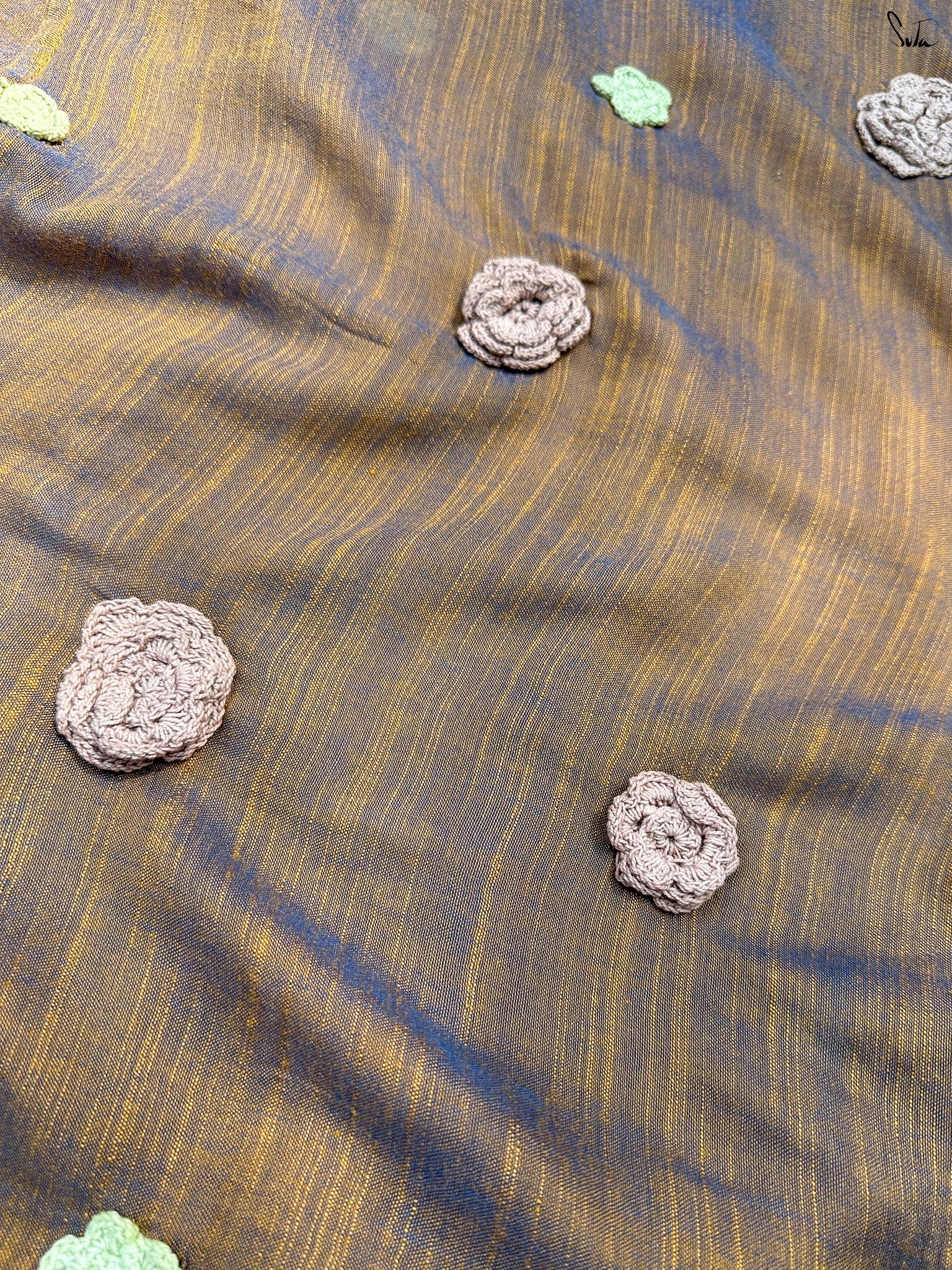 Golden Bloom in Black