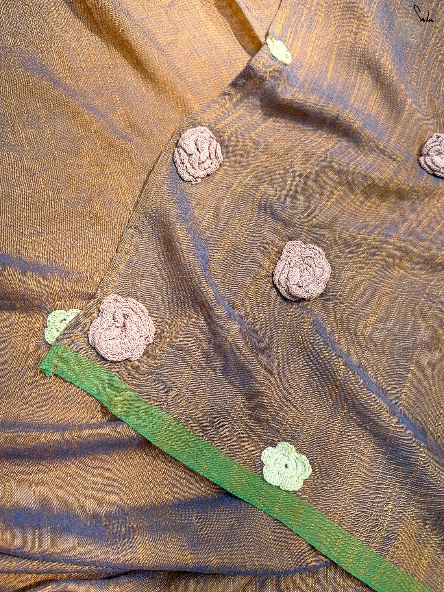 Golden Bloom in Black