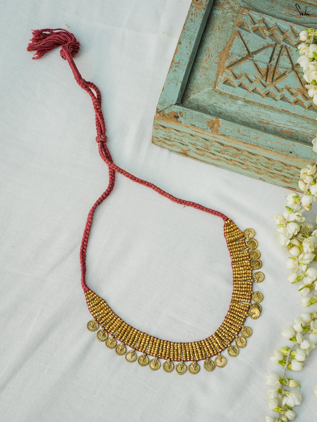 Hir (Handcrafted Dhokra Brass Neckpiece)