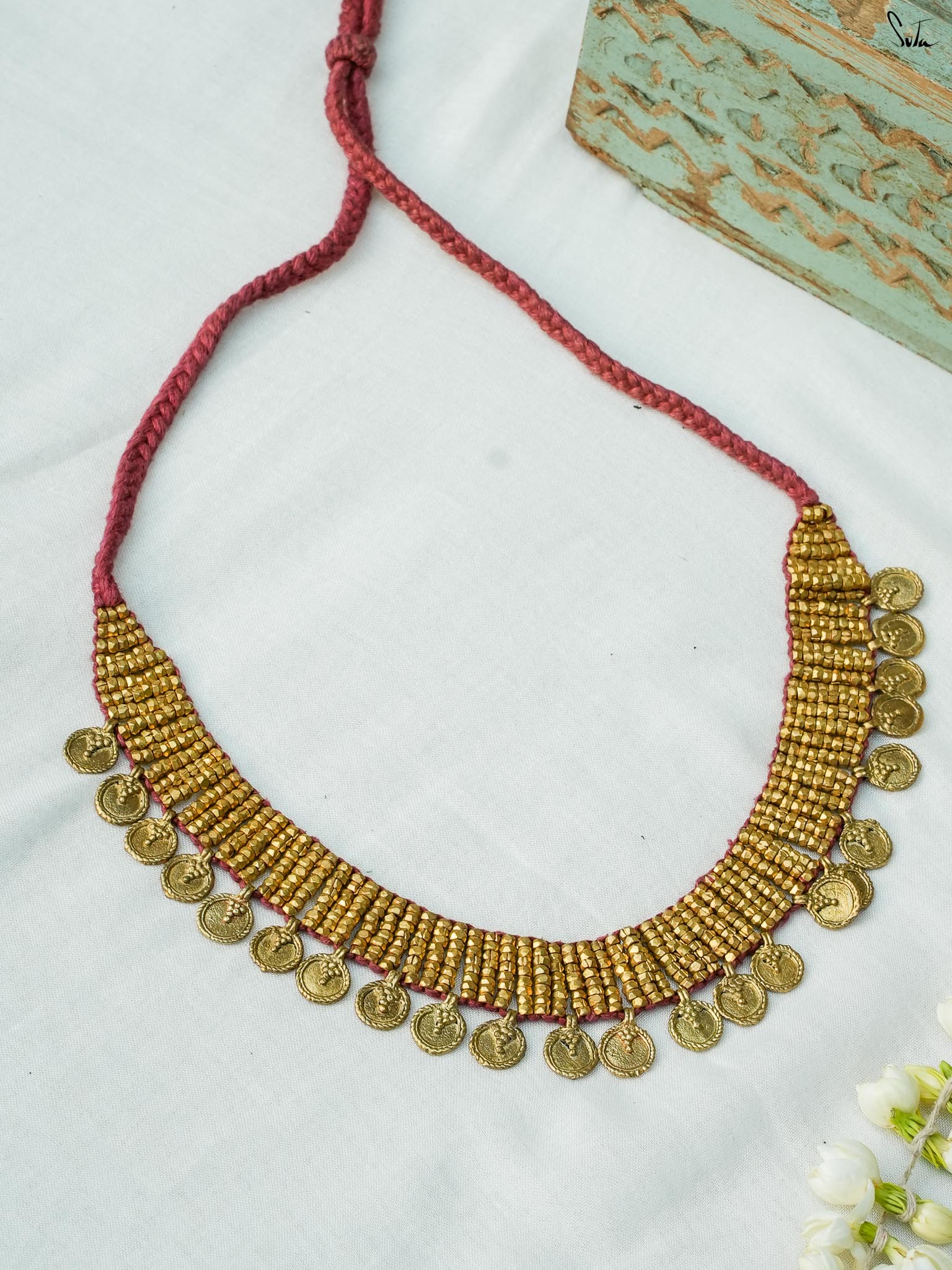 Hir (Handcrafted Dhokra Brass Neckpiece)