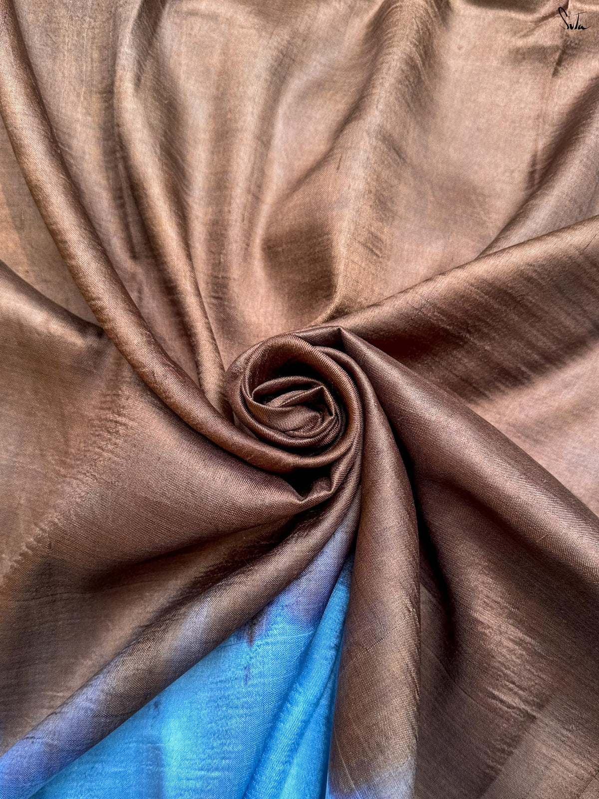 Megher Rong (Hand Painted Batik Silk Saree)