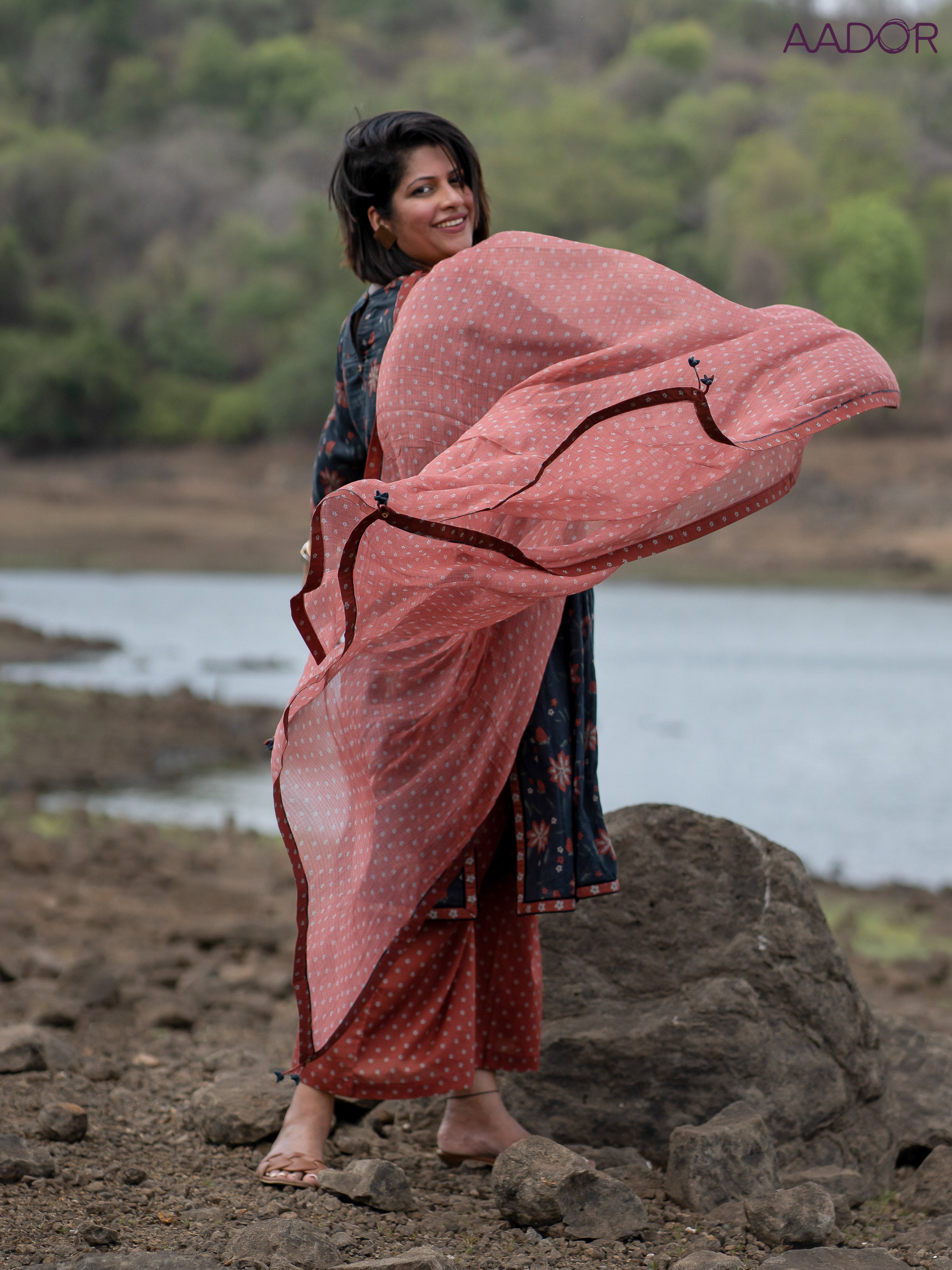 Misty Starling Dupatta