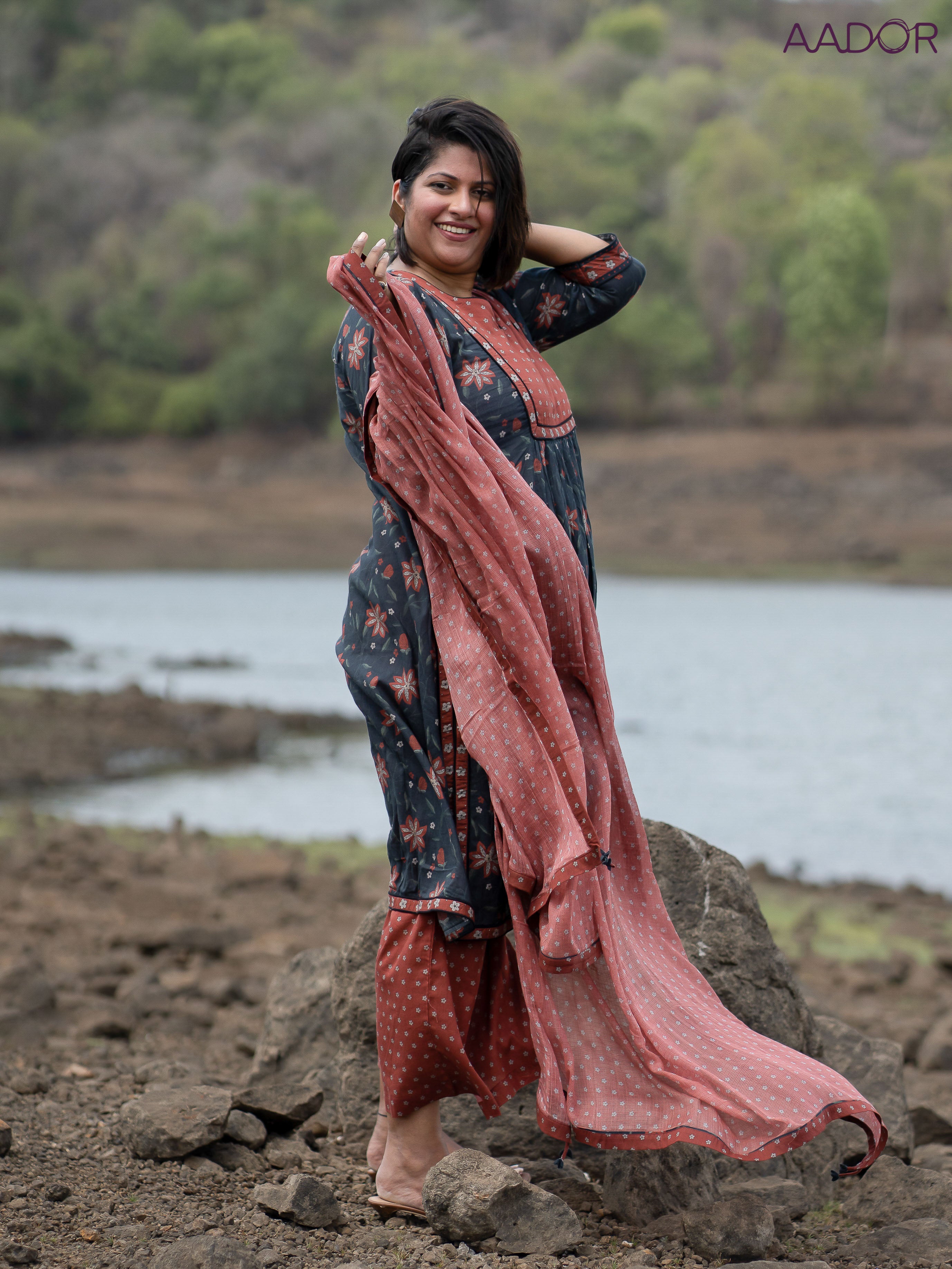 Misty Starling Dupatta