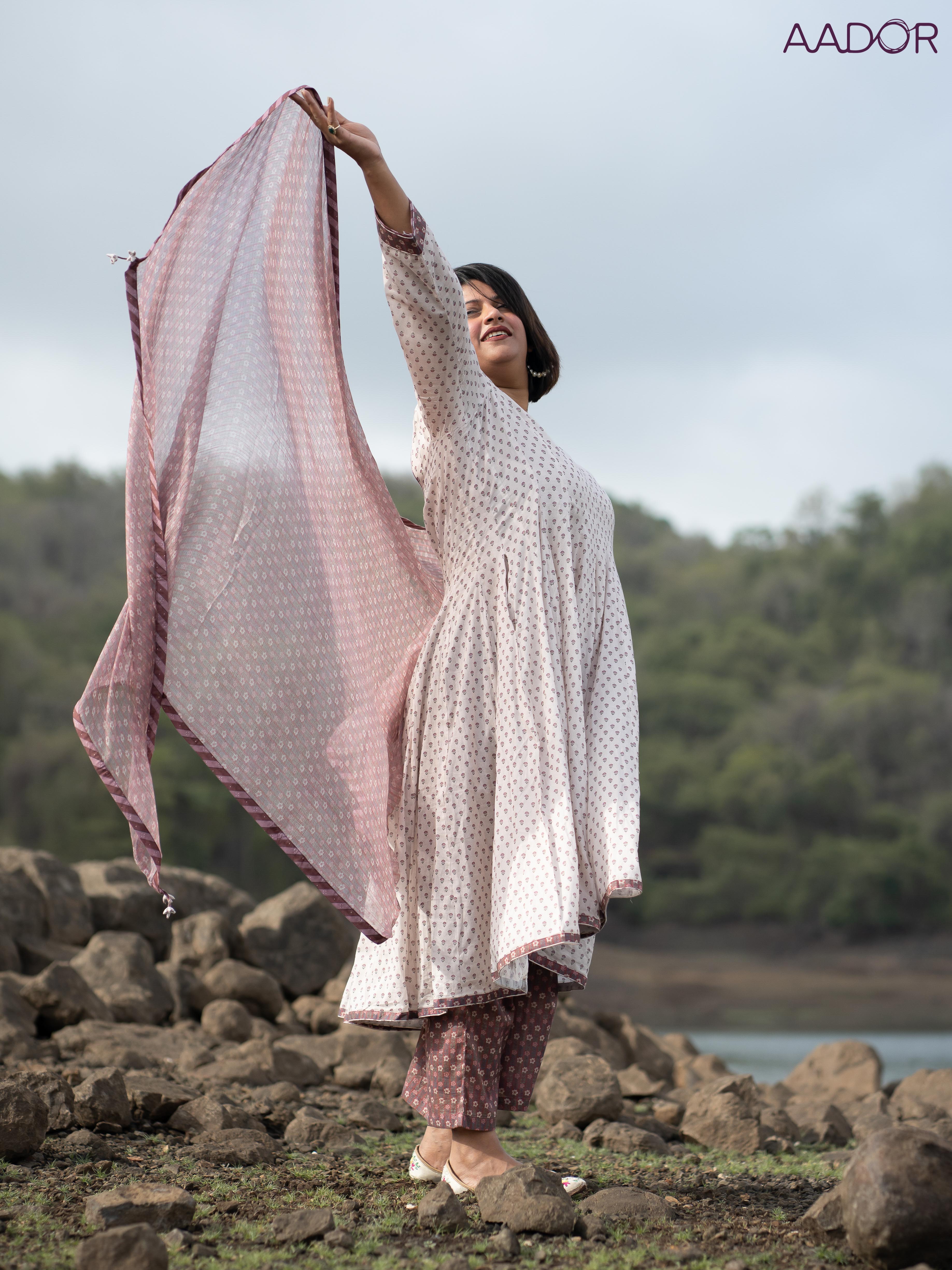 Moonlit Sparrow Dupatta