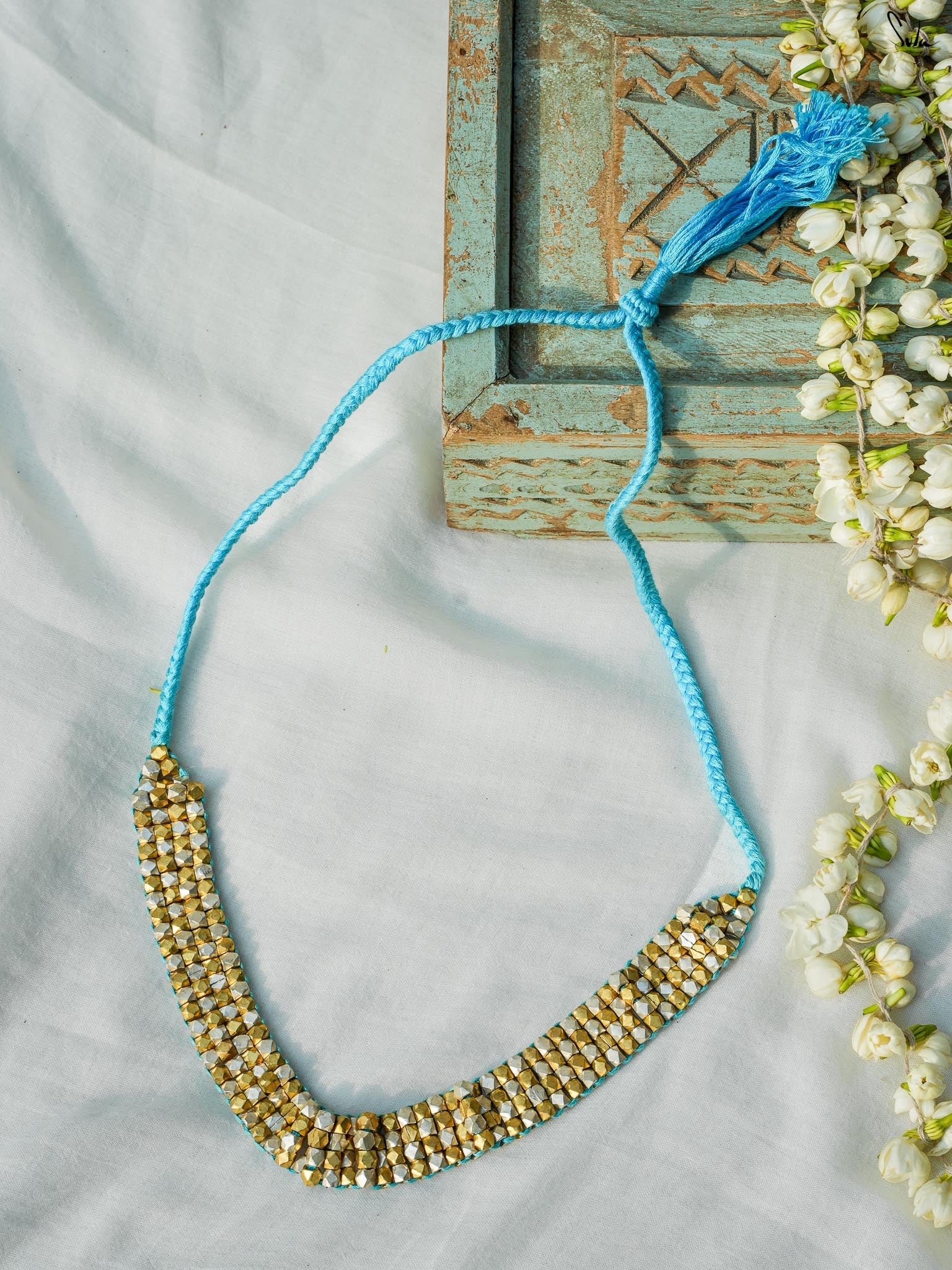 Mrudu (Handcrafted Dhokra Brass Neckpiece)