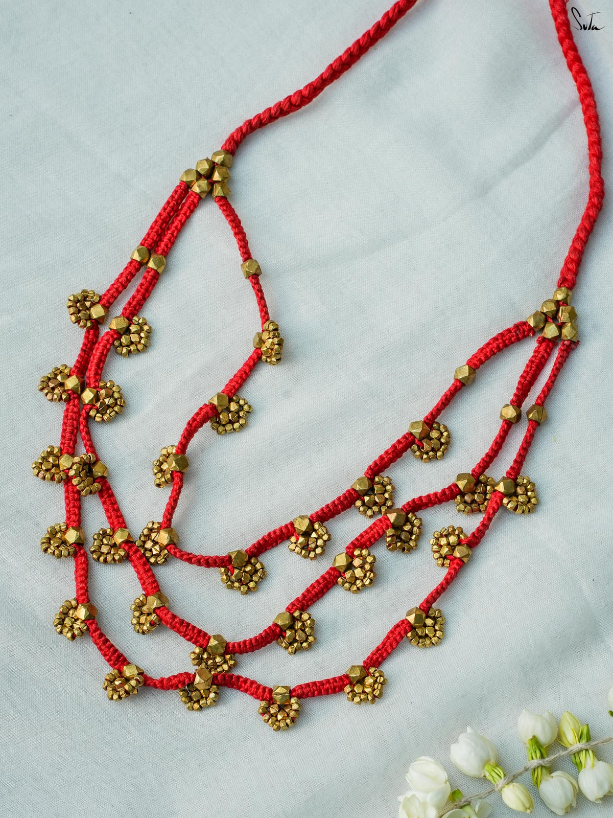 Nanda (Handcrafted Dhokra Brass Neckpiece)