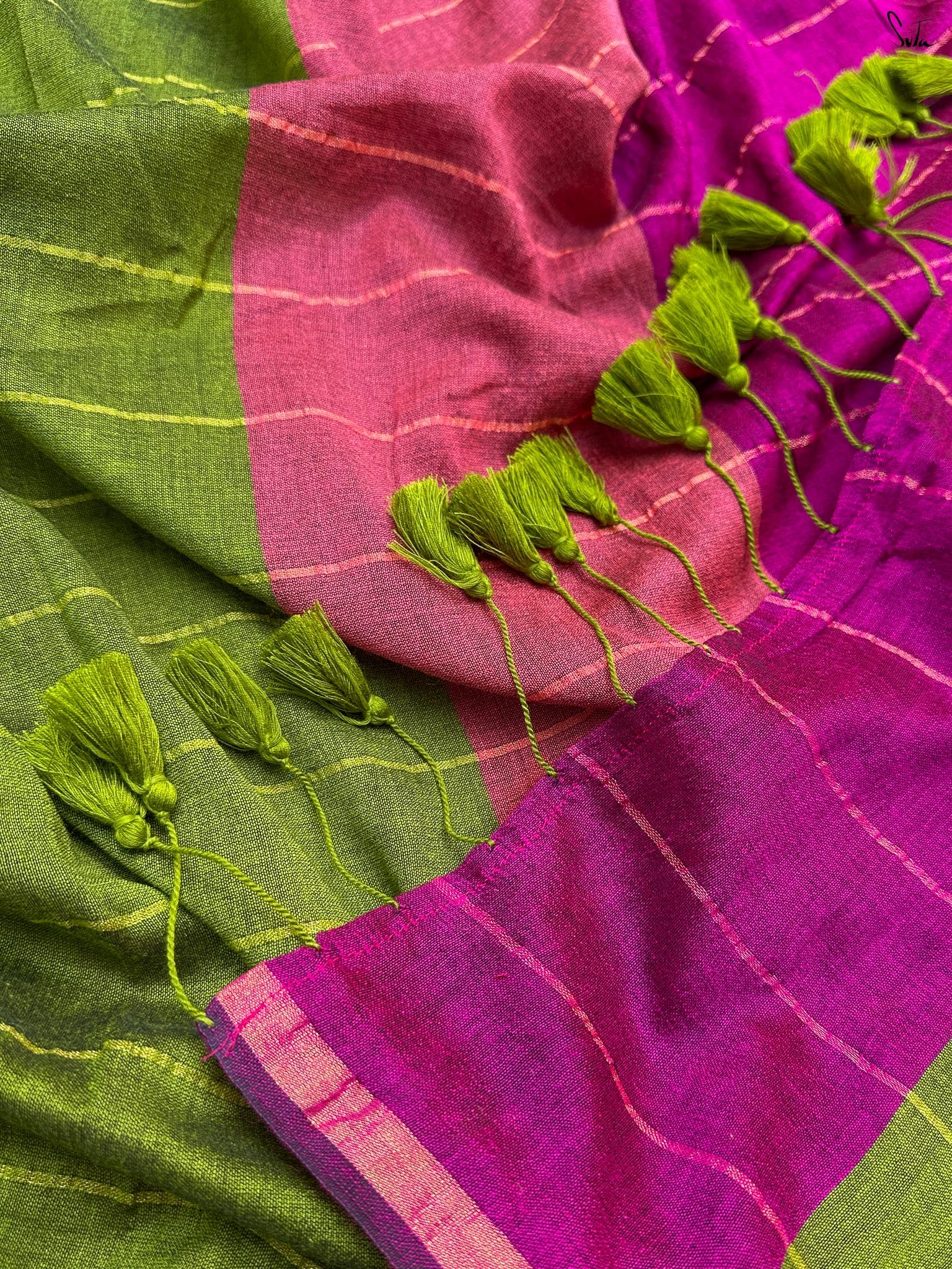 Olive Blush Zari