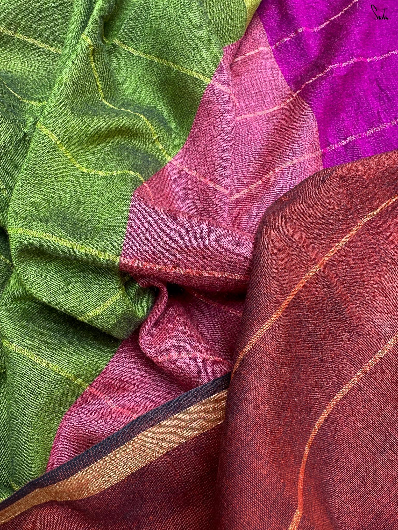 Olive Blush Zari