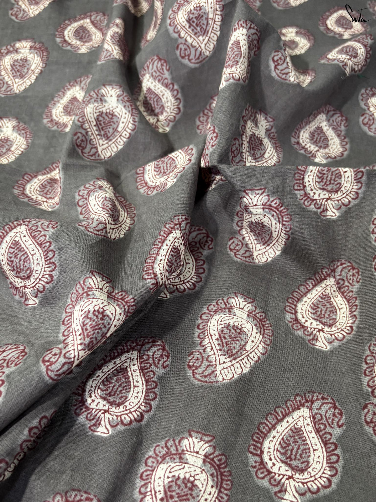Paisley on Grey