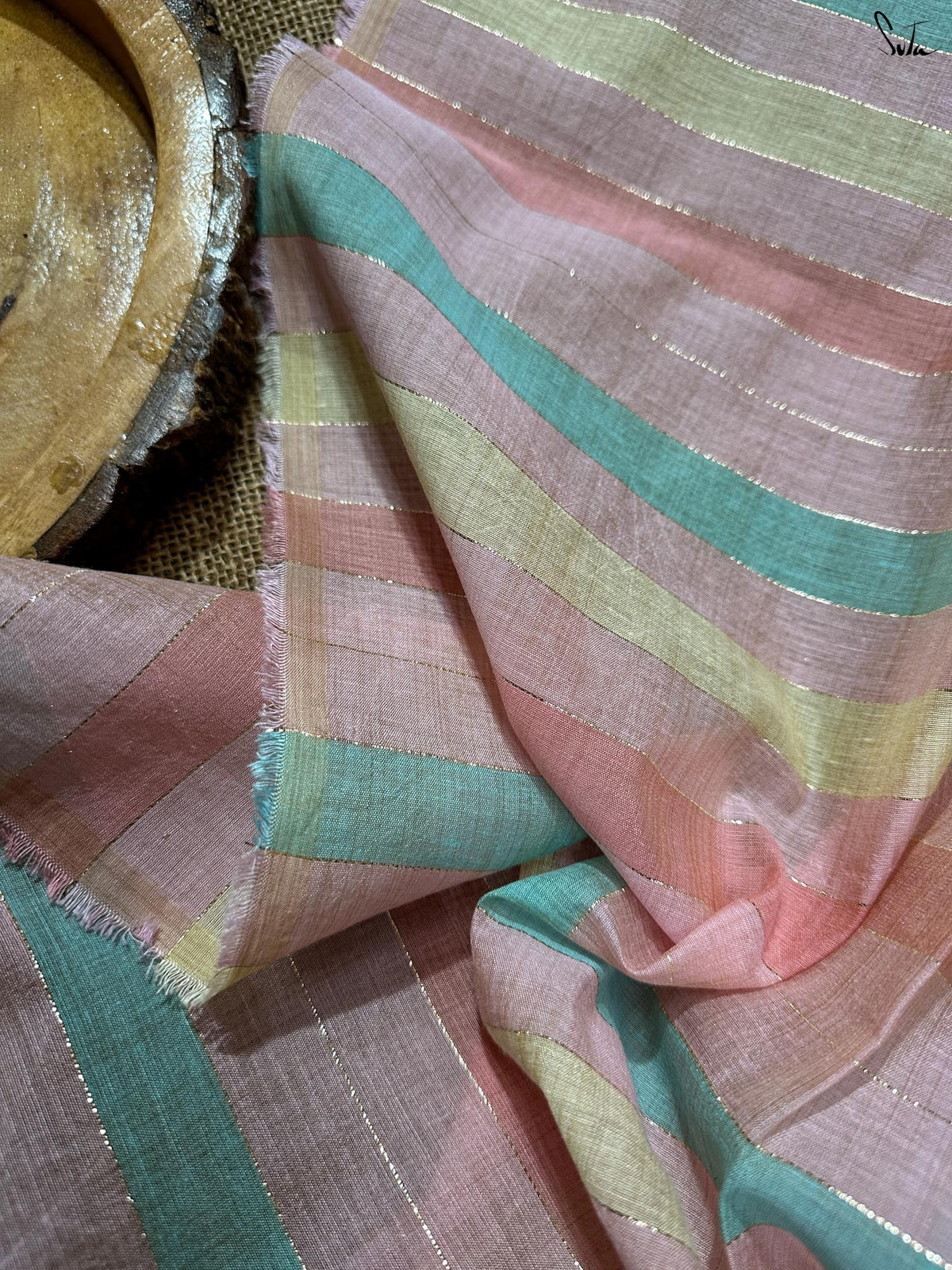 Pink Poppy Stripes