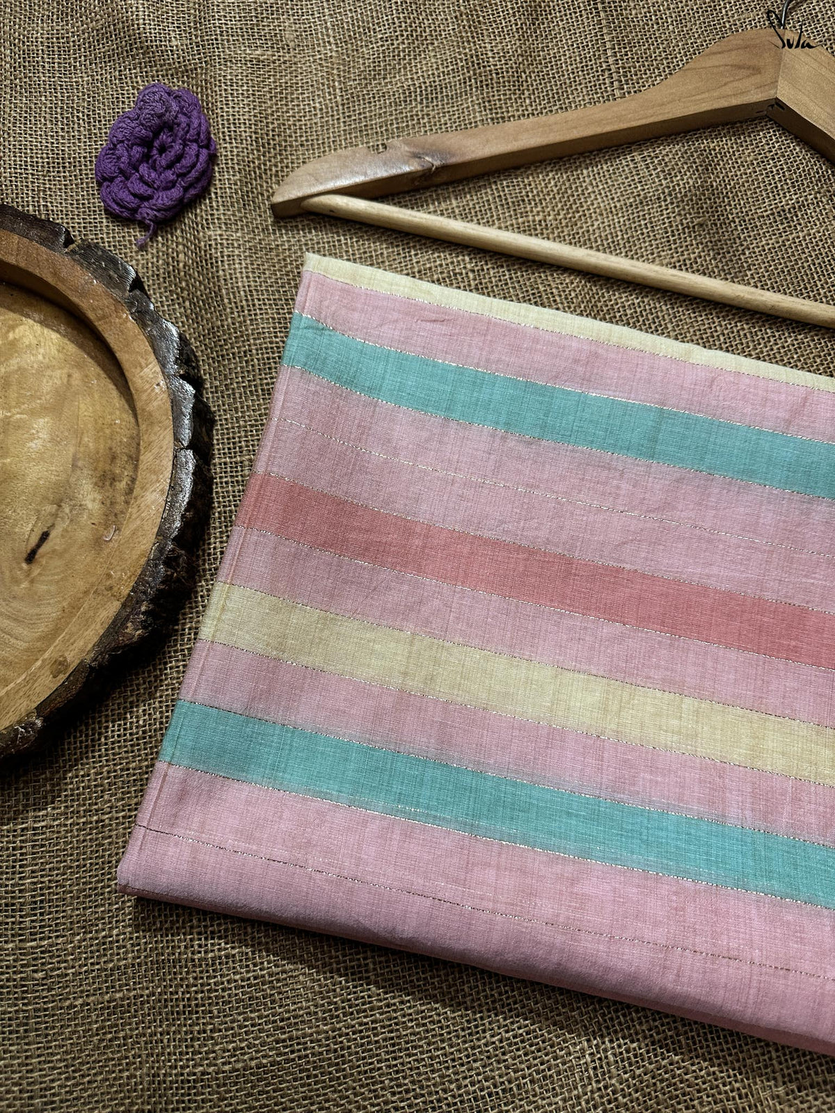 Pink Poppy Stripes