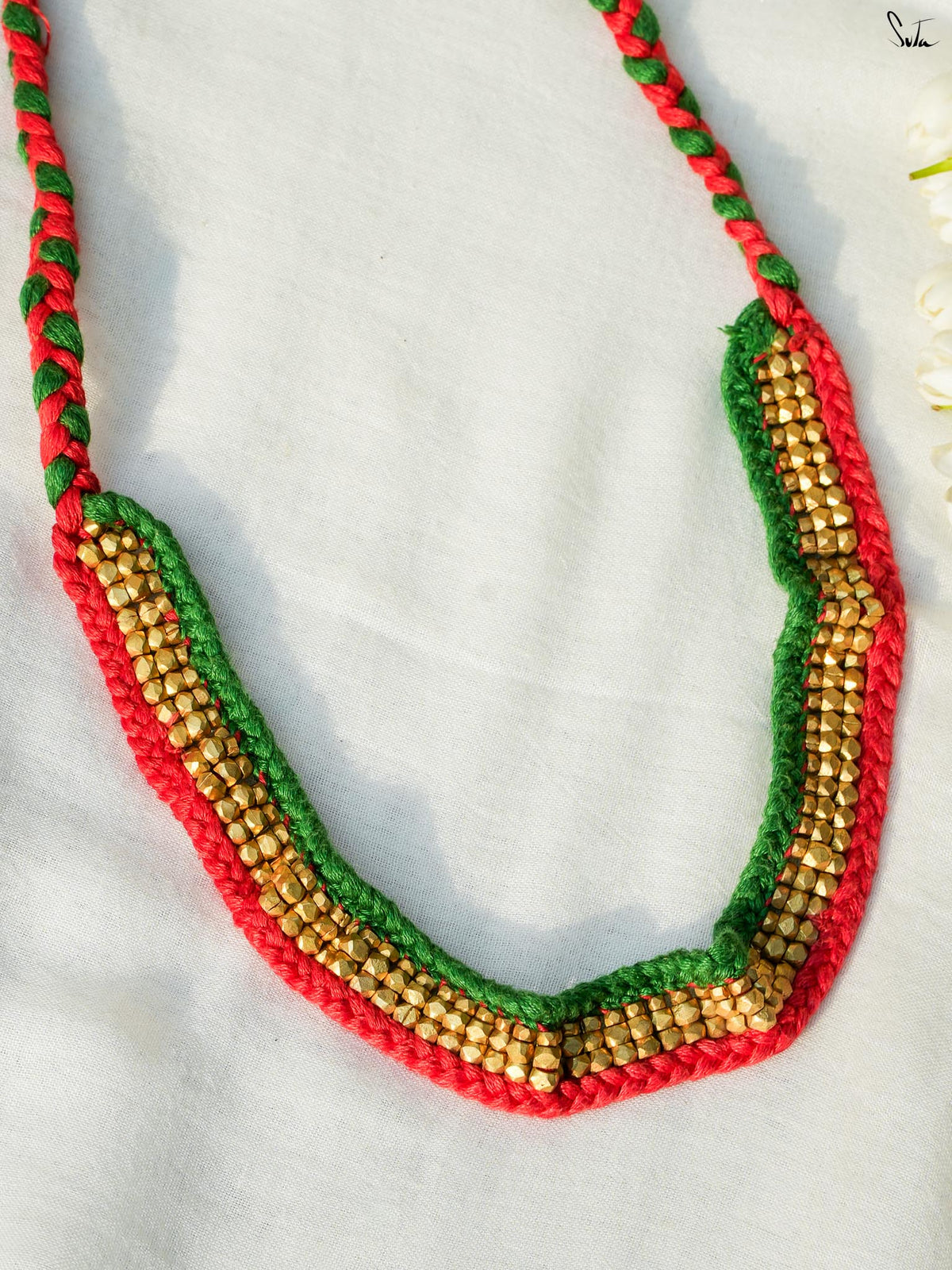Priya (Handcrafted Dhokra Brass Neckpiece)