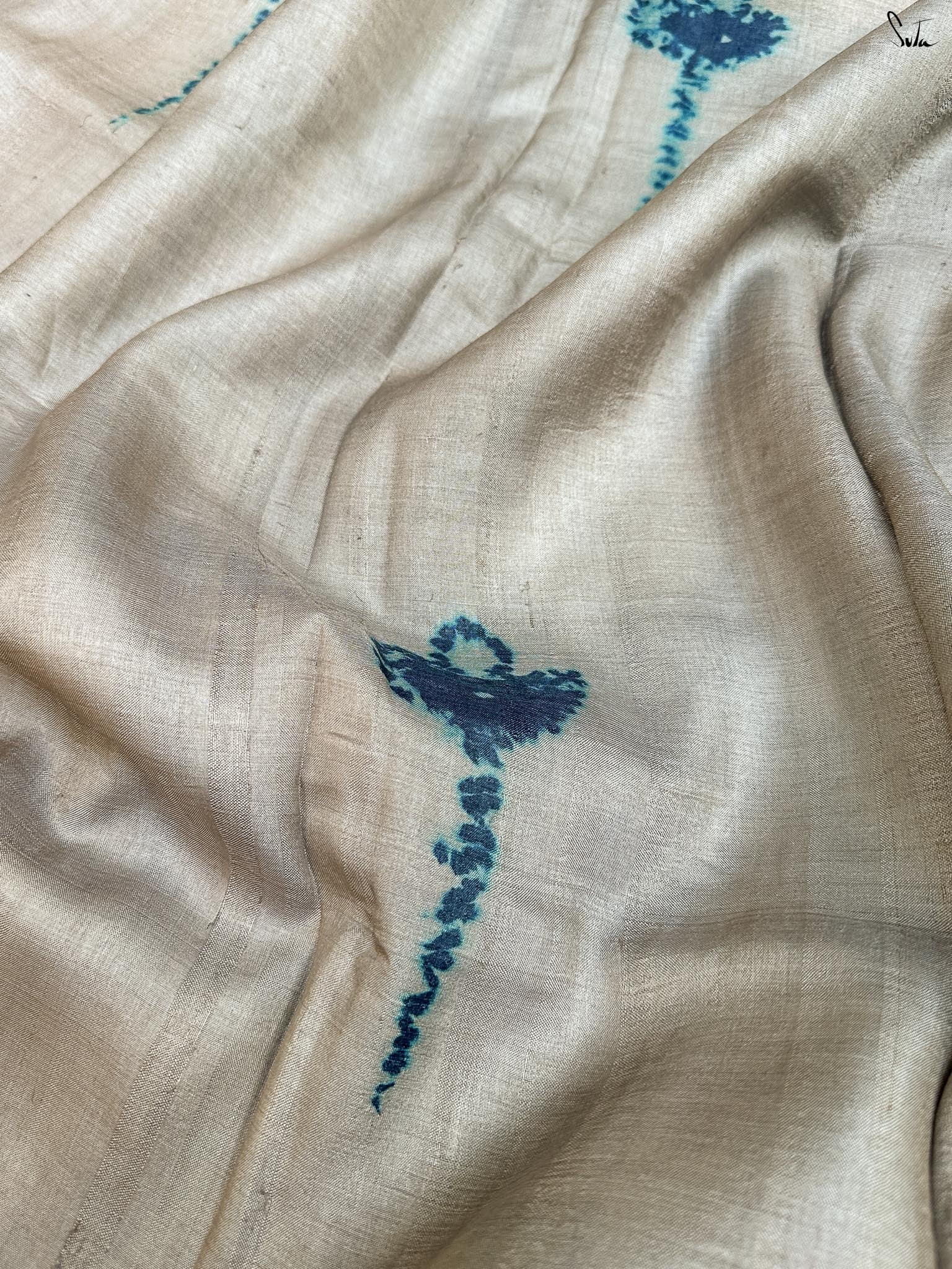 Rang Tarang (Pure Tussar Hand Needle Shibori Saree)