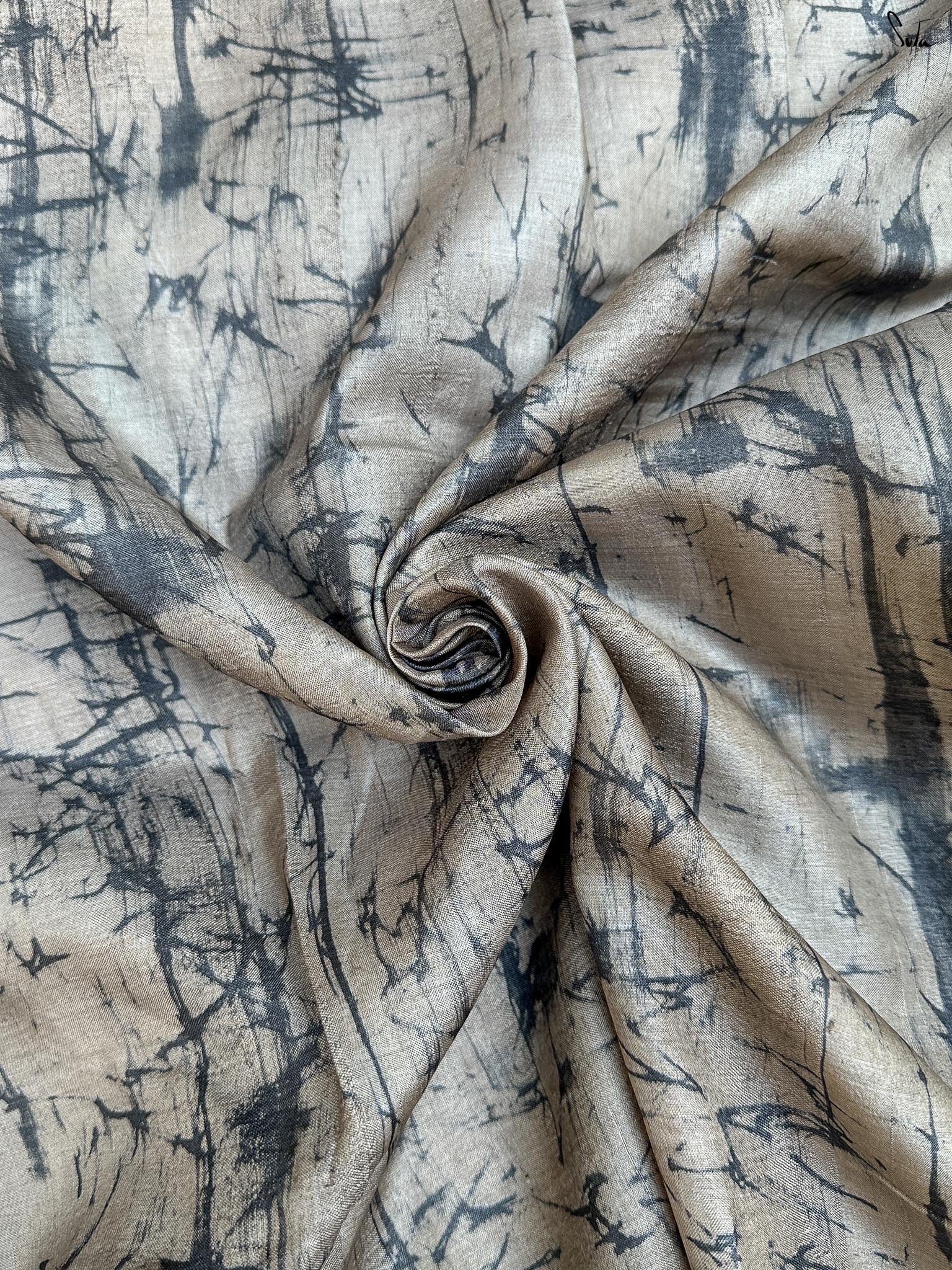 Rang Tarang (Pure Tussar Hand Needle Shibori Saree)