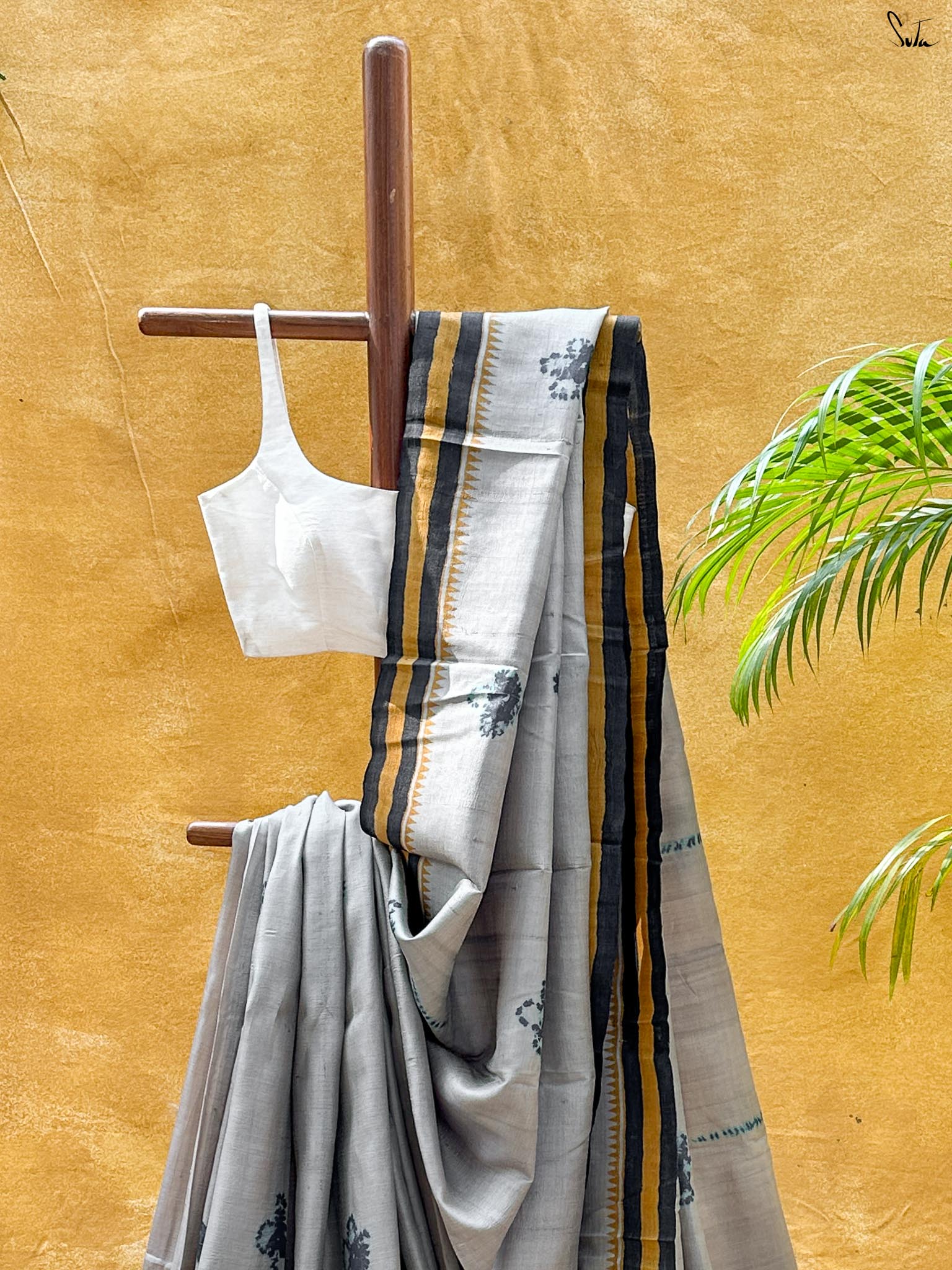 Rang Tarang (Pure Tussar Hand Needle Shibori Saree)