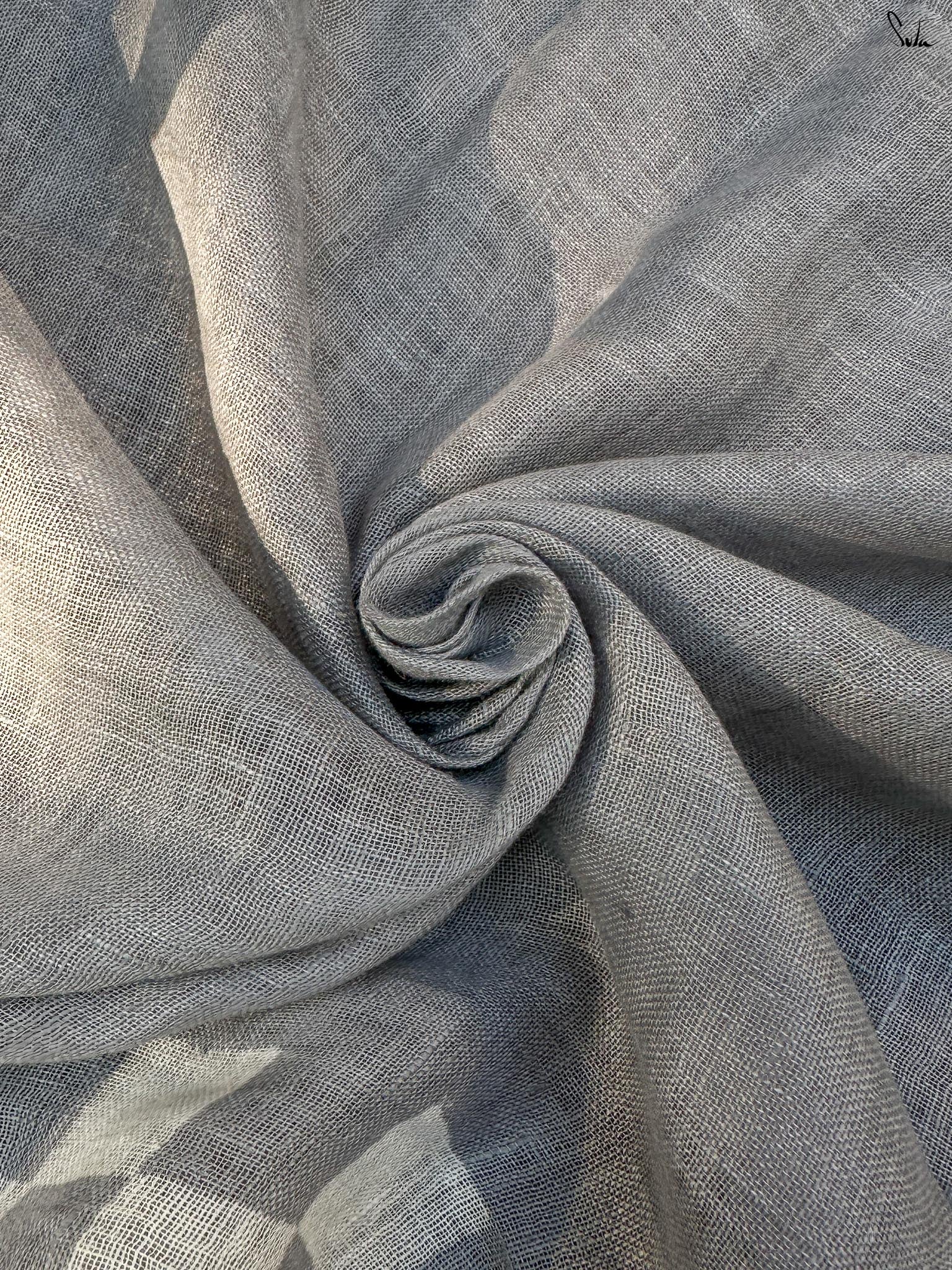 Rang Vistaar (Pure Linen Hand Painted Saree)