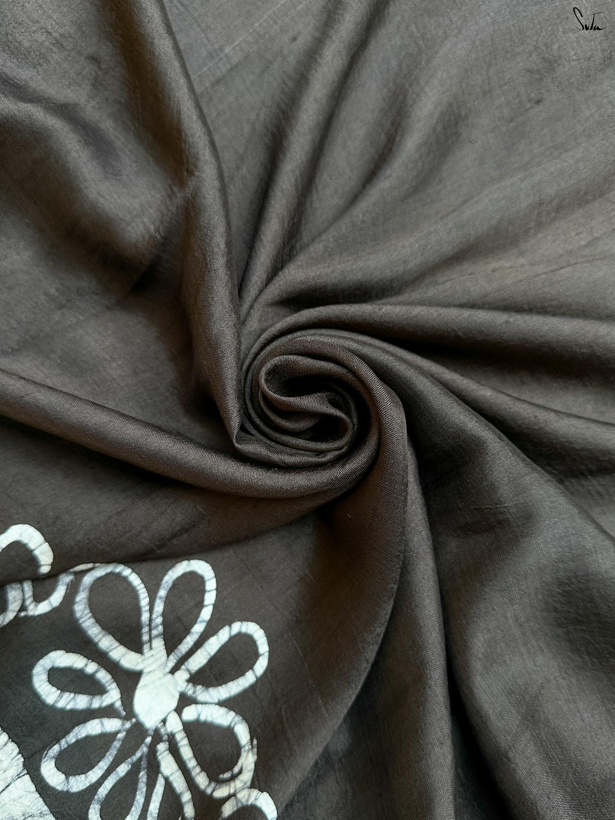 Rongila Batik (Hand Painted Batik Silk Saree)