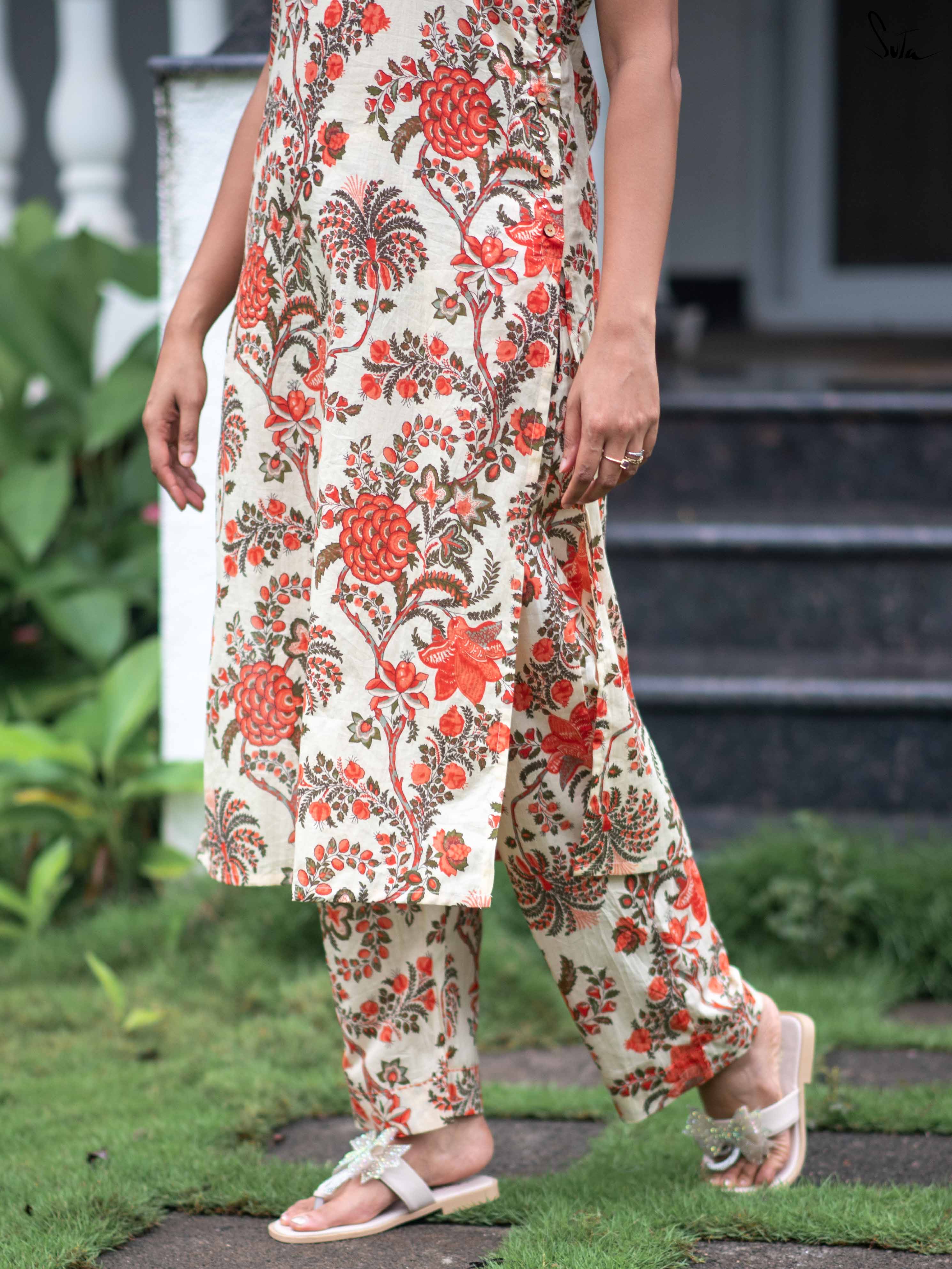 Suta White Cotton Kurta Set