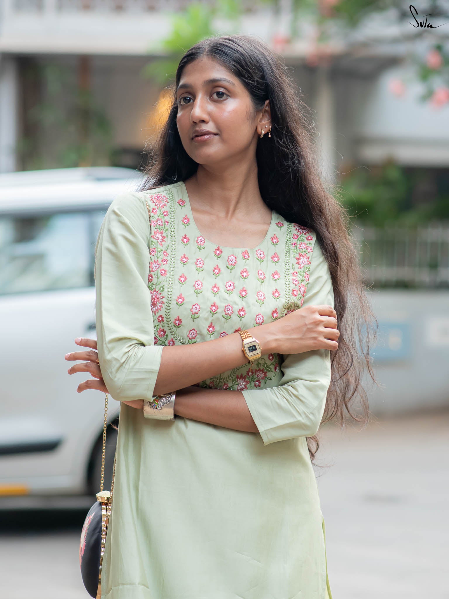 Suta Green Silk Kurta Set