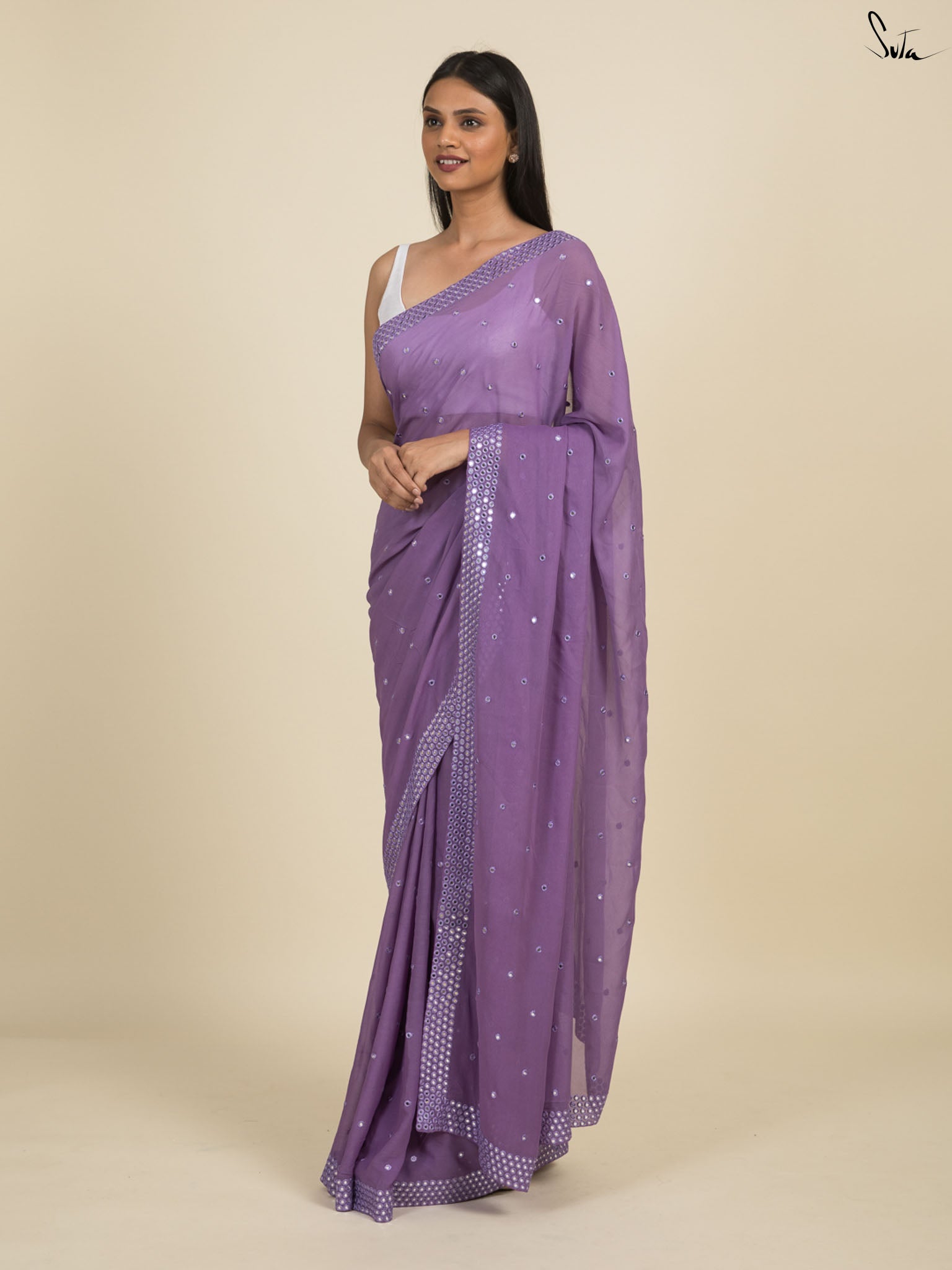 Lavish Lavendar Saree