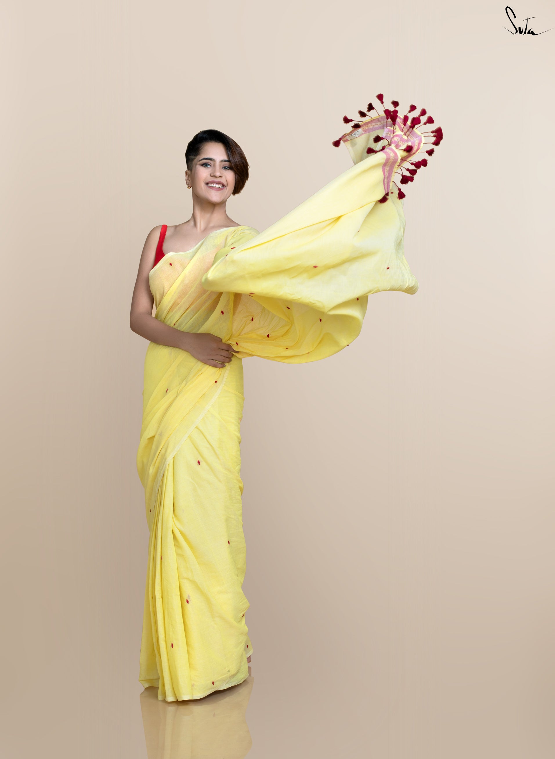 Elite Yellow Saree