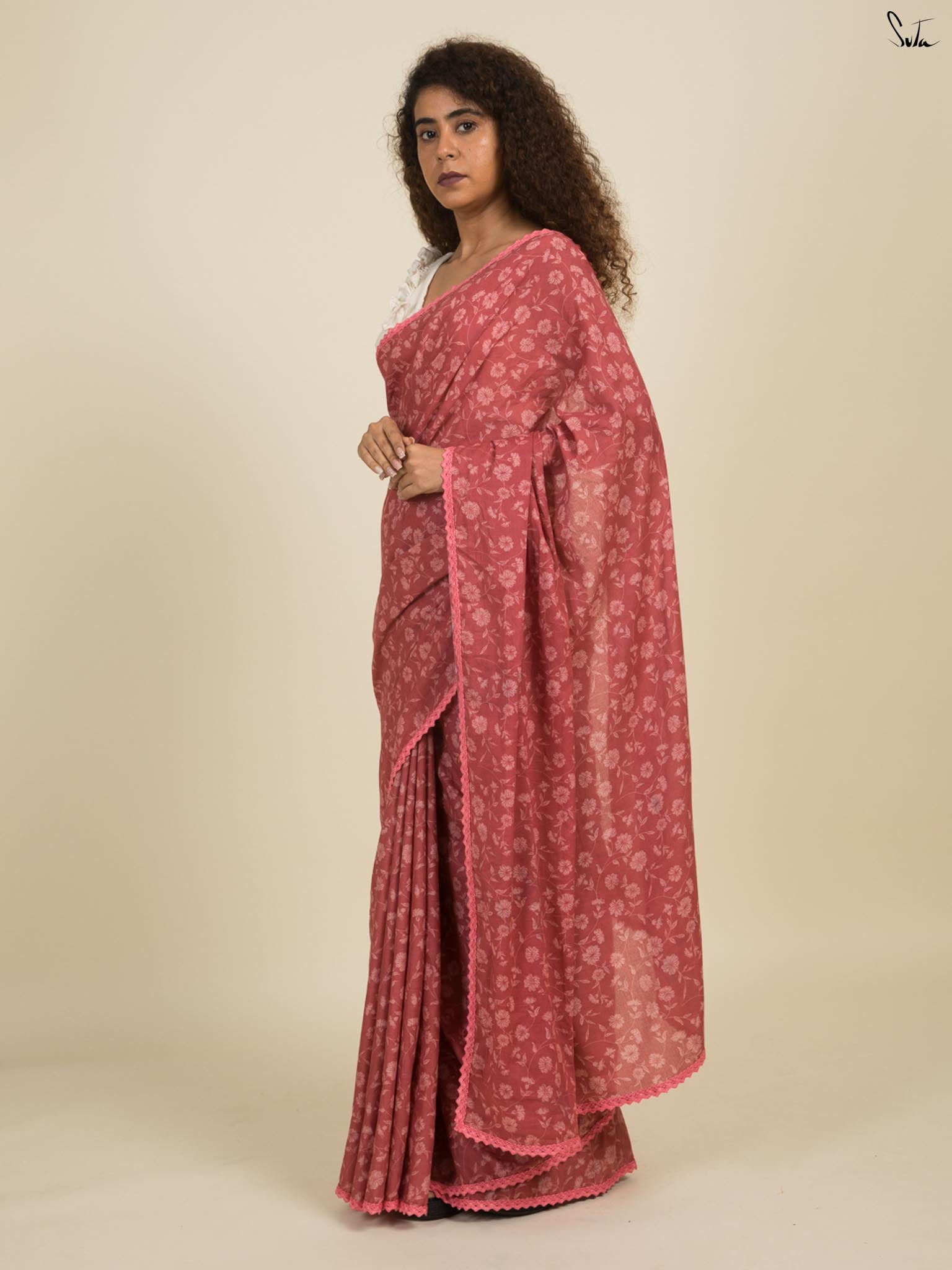Farm Of Flowers Saree