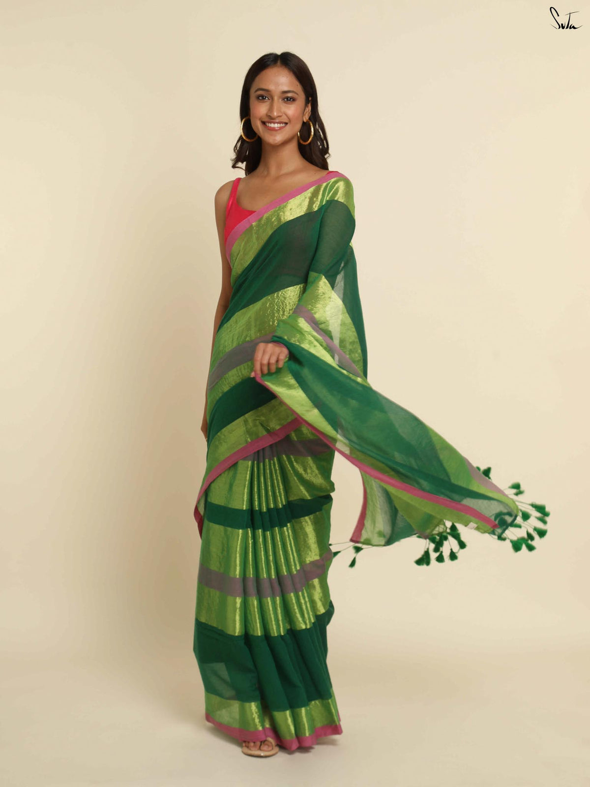Green Eclipse Saree