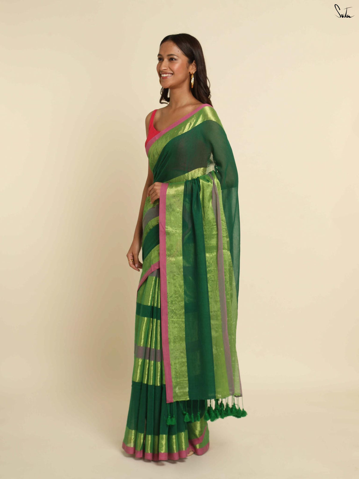 Green Eclipse Saree