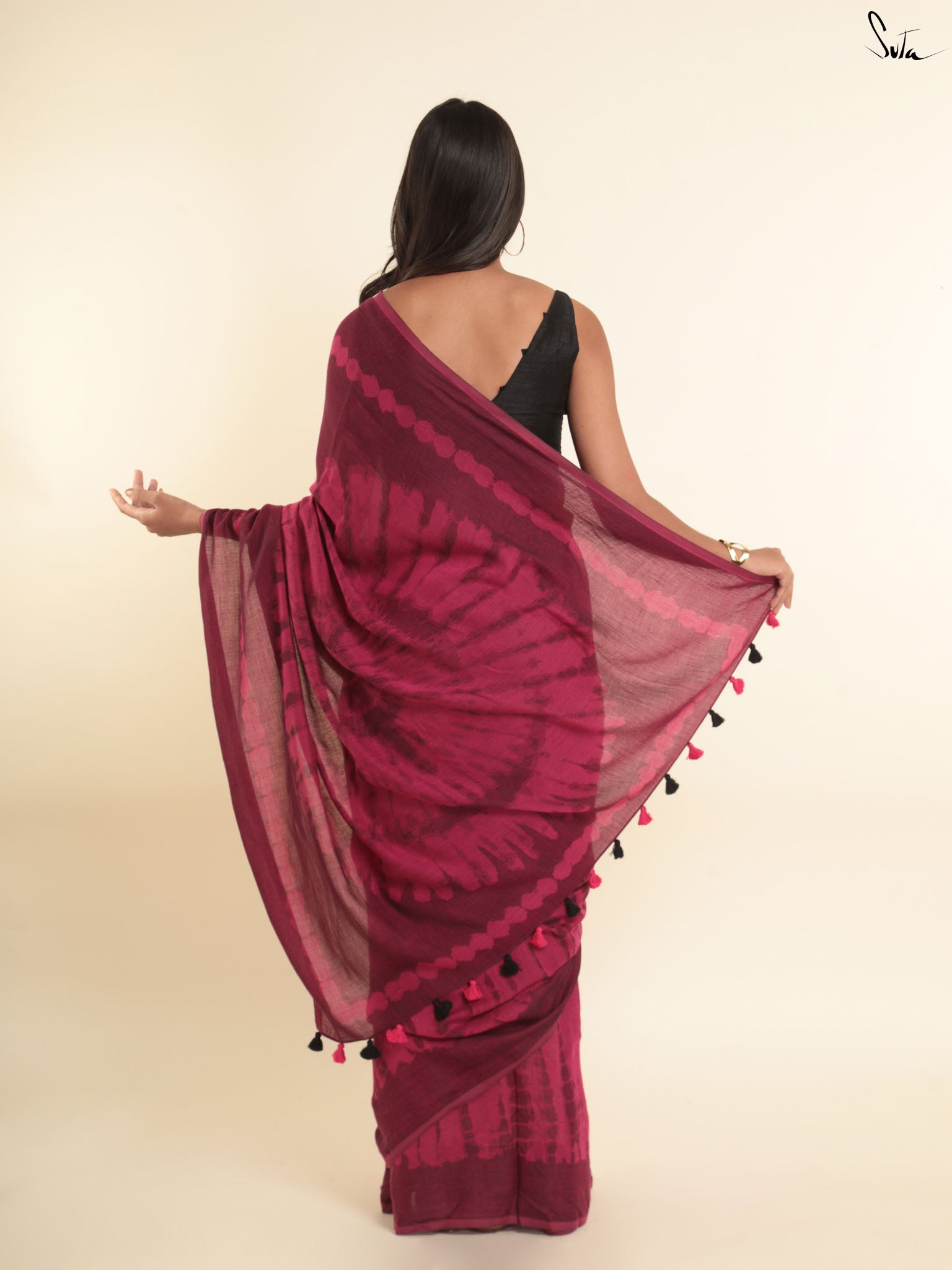 The Lehar Of Pink Saree