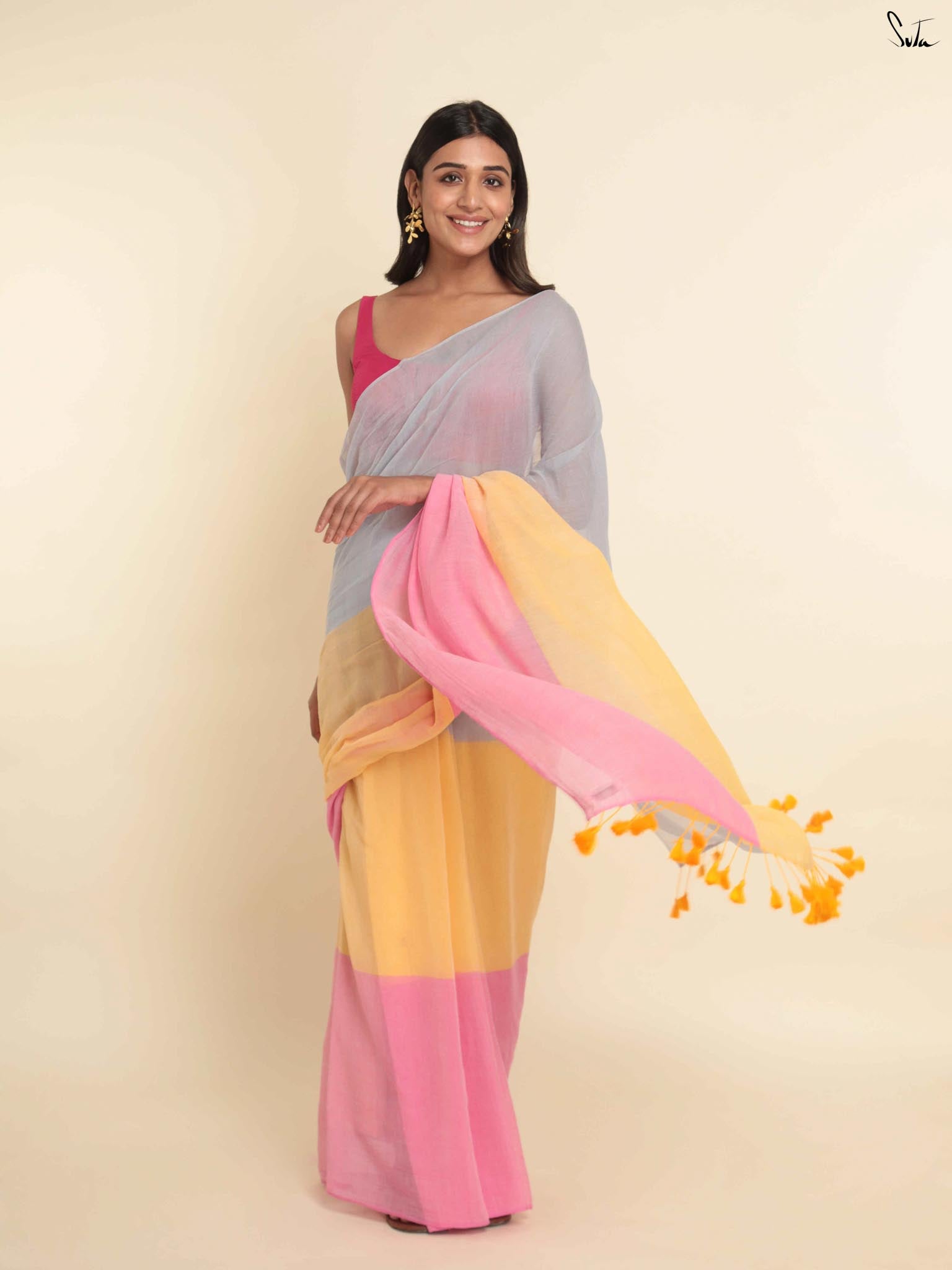 Buttercup Saree